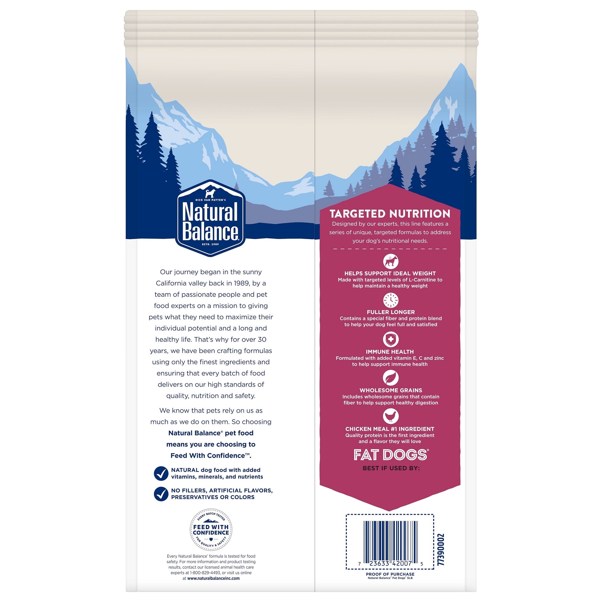 Natural balance low sales fat dog food