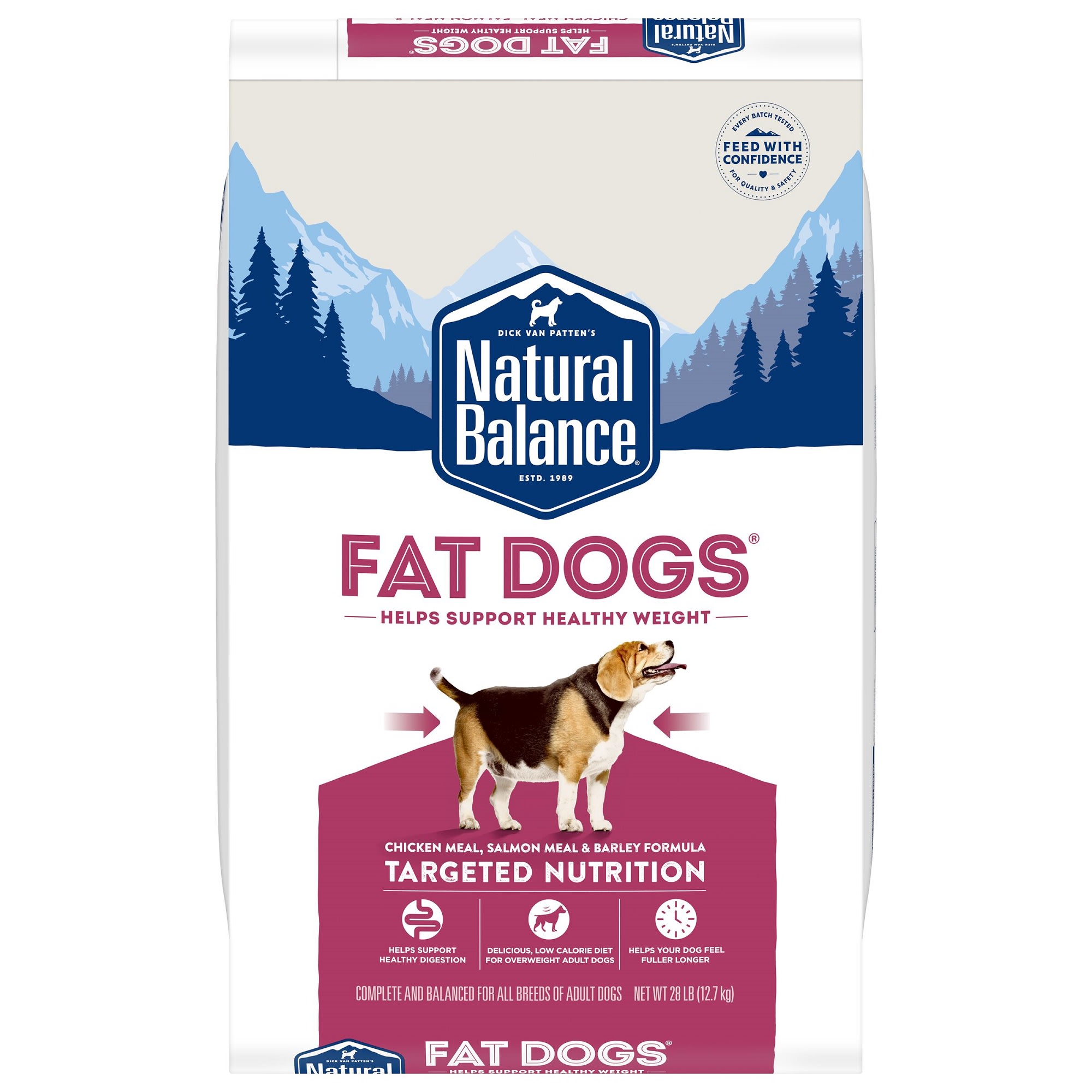 Natural Balance Original Ultra Fat Dogs Chicken Meal Salmon Meal Barley Recipe Adult Dry Dog Food 4 lbs. Petco