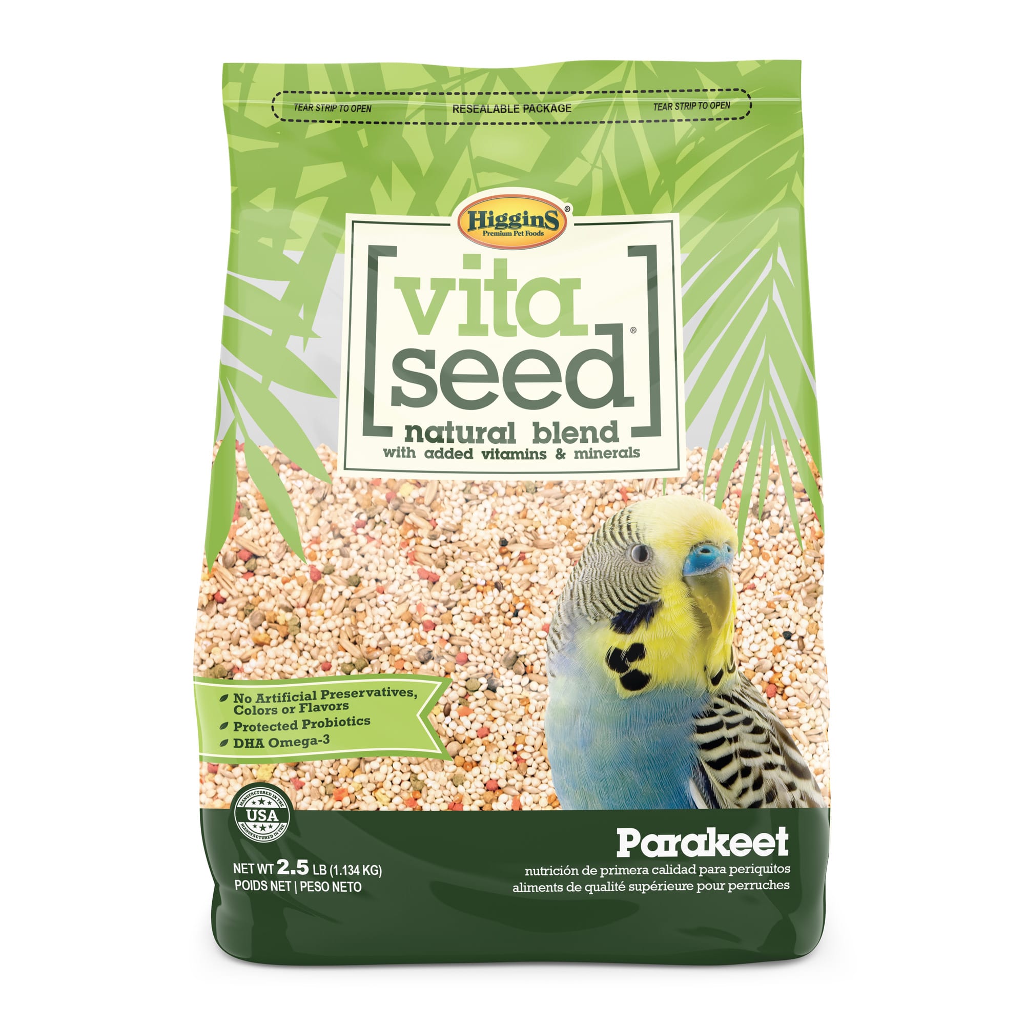 Higgins Vita Seed Parakeet 2.5 lb