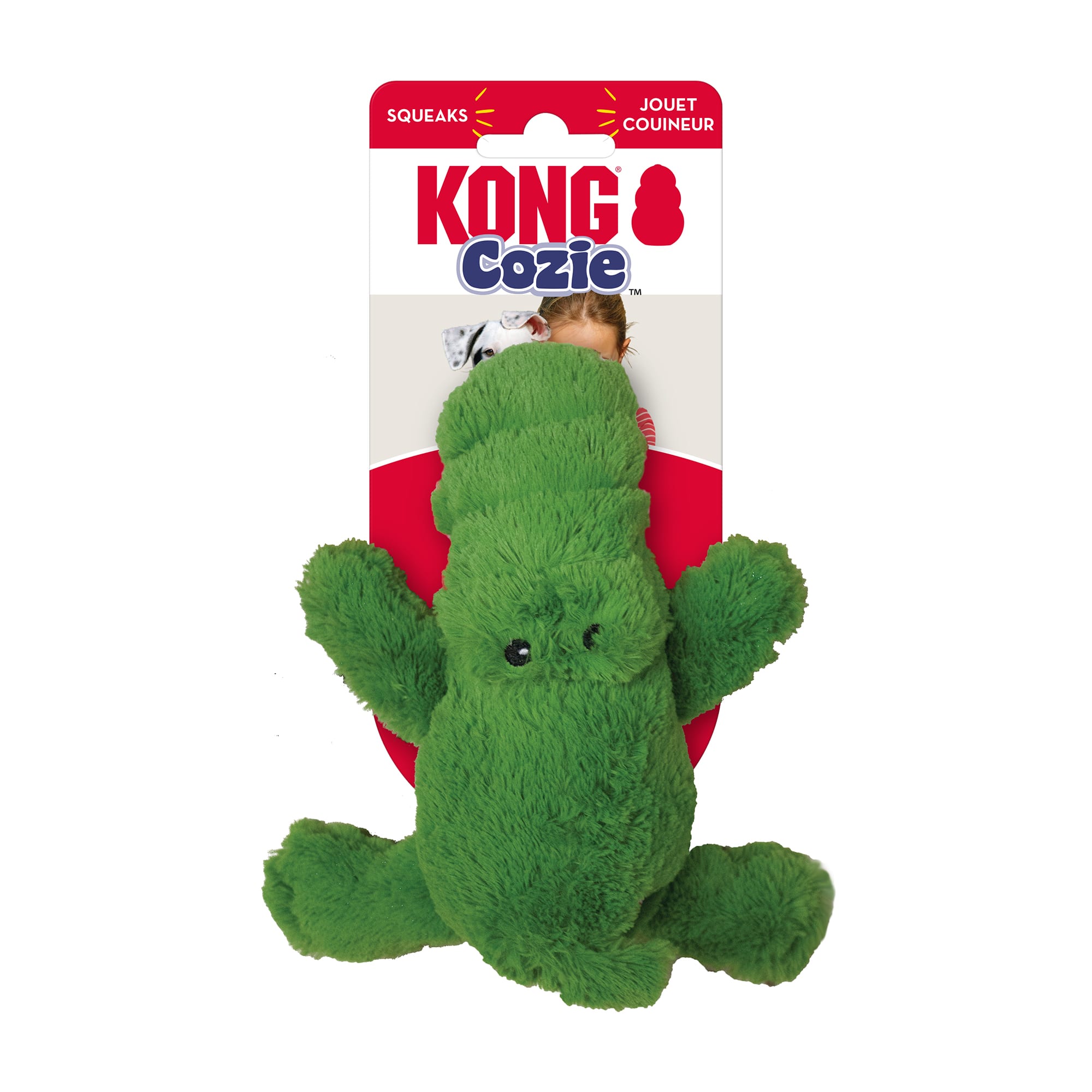 Kong Cozie Ali Alligator Soft Luxuriously Cuddly Dog Toy, Medium Petco