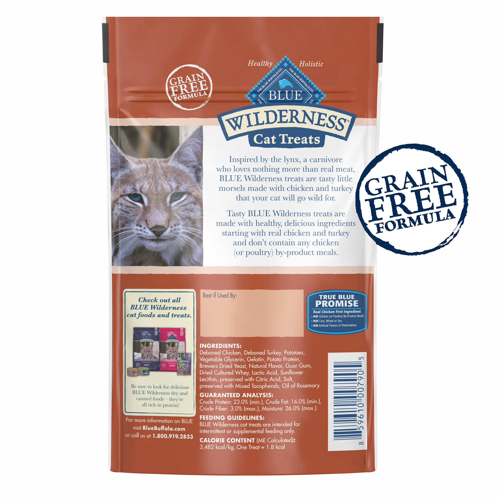 Blue wilderness soft moist cat treats best sale