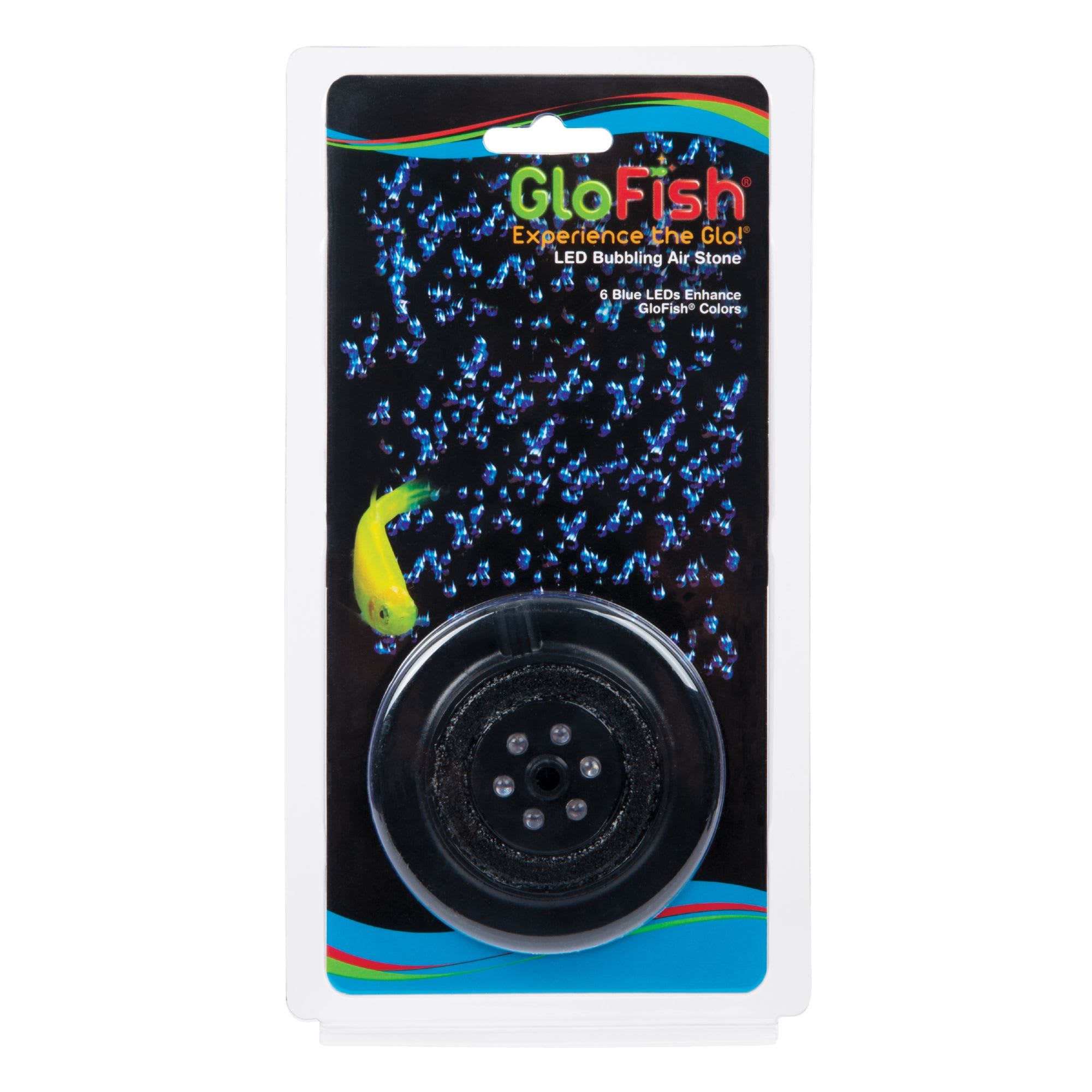 GloFish Blue LED Bubbler, 2.5" L X 4" X 0.5" H | Petco