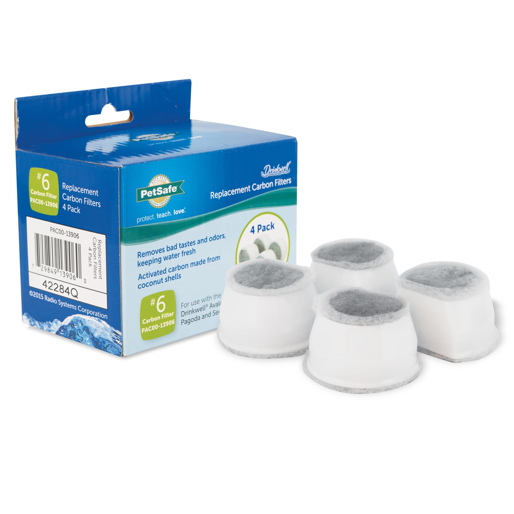 Drinkwell Pagoda & Avalon Fountain Replacement Filters, 4 pack | Petco