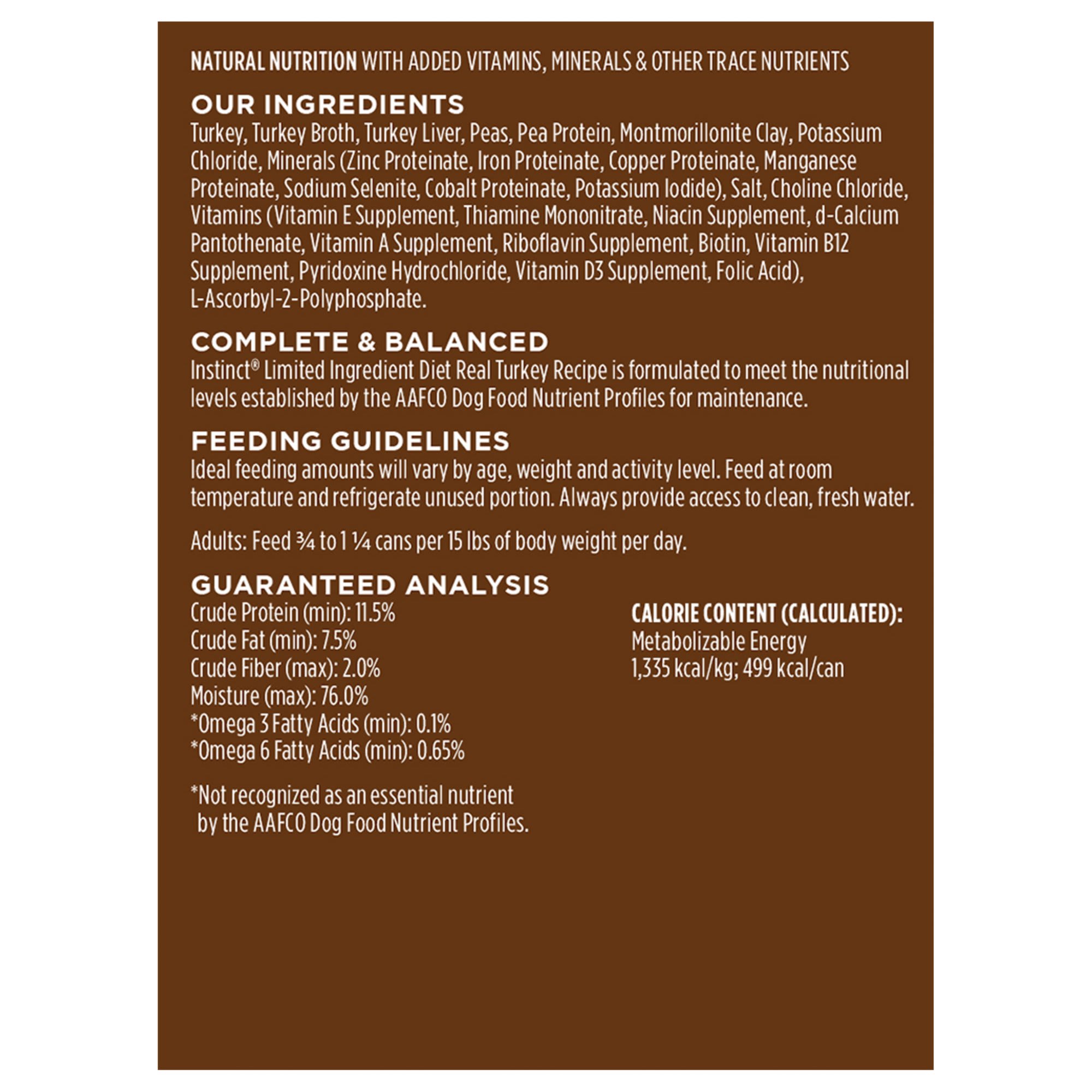 nature's variety canned dog food