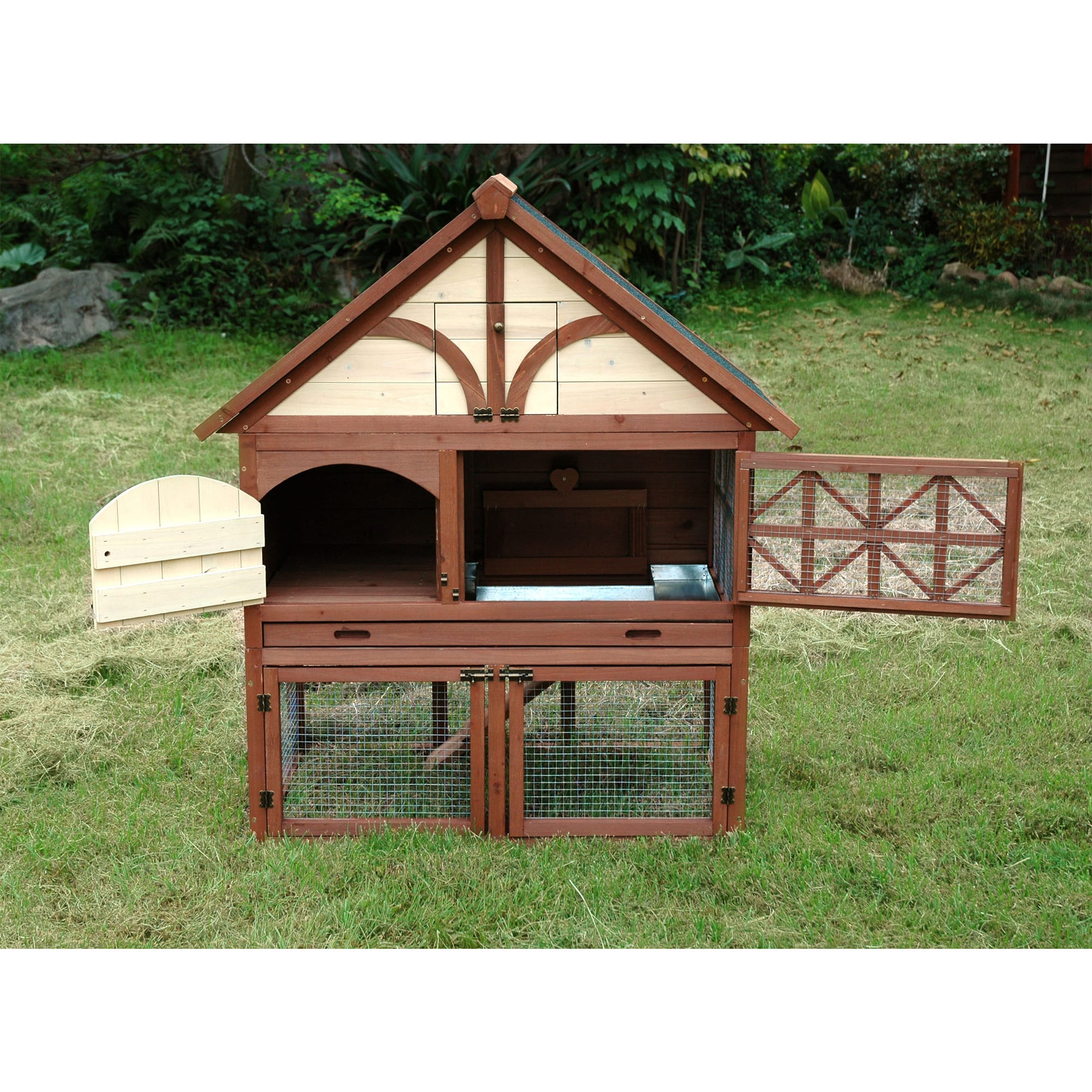 Tudor store rabbit hutch