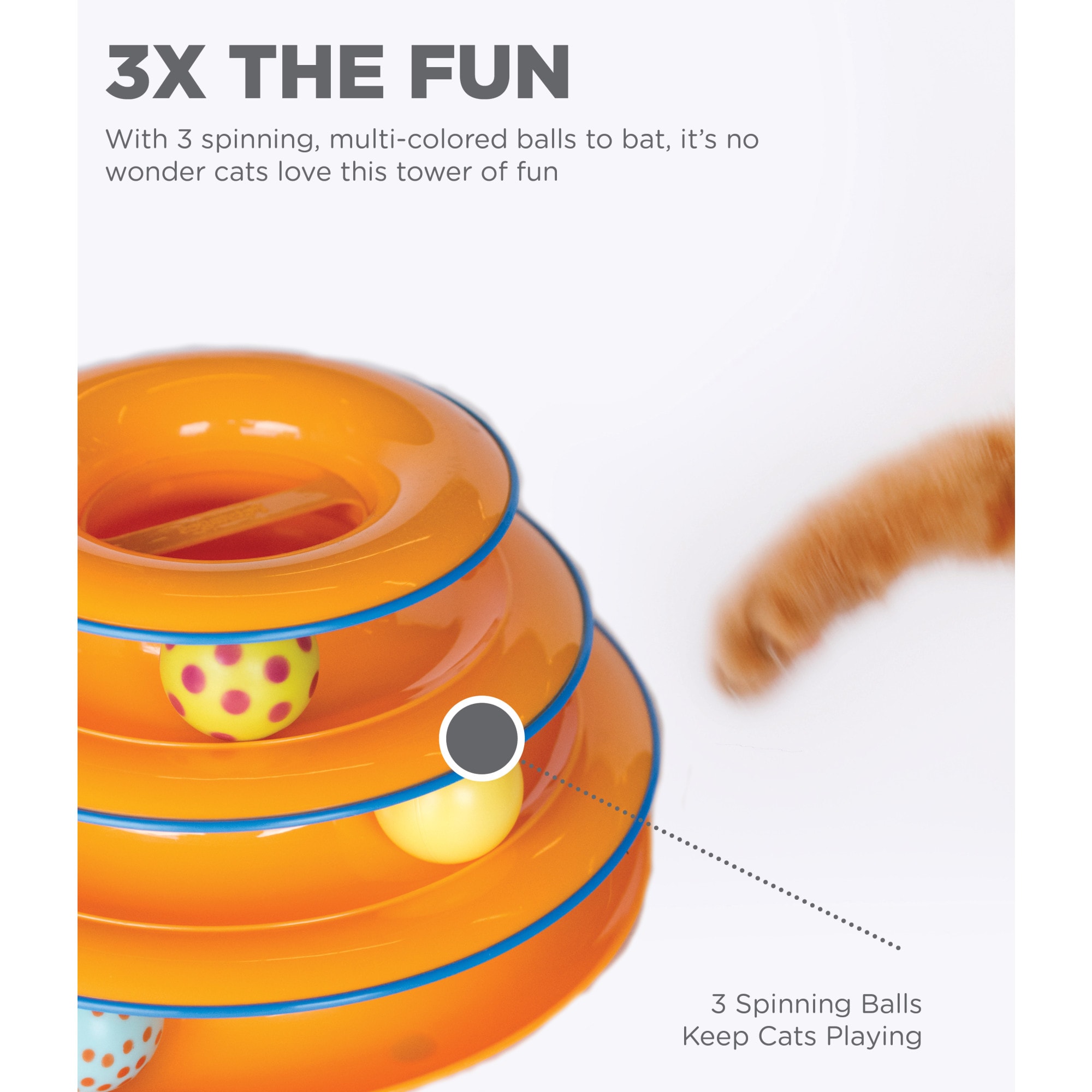 3 tier cat outlet toy