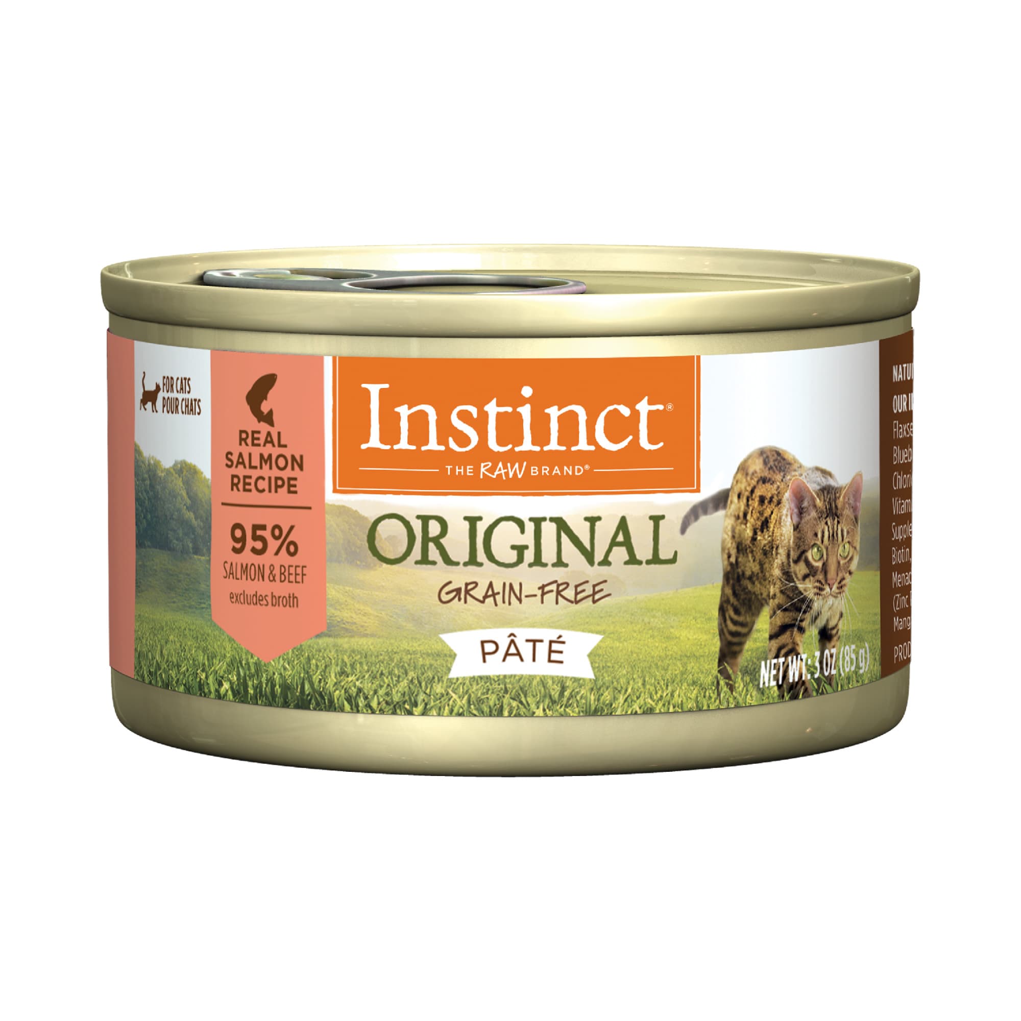 Instinct Original Grain Free Real Salmon Recipe Natural Wet Canned Cat