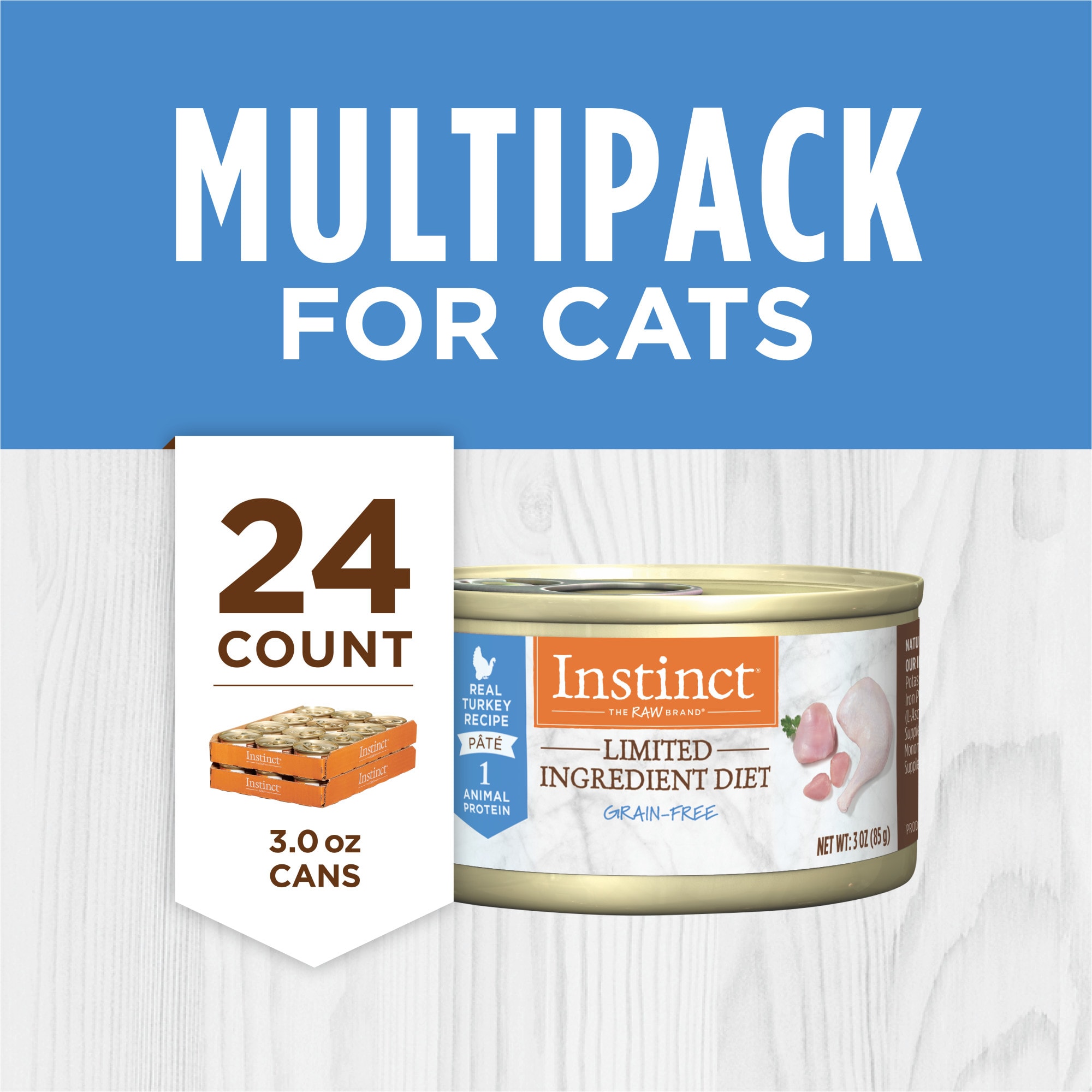 Nature's variety instinct limited store ingredient turkey cat food