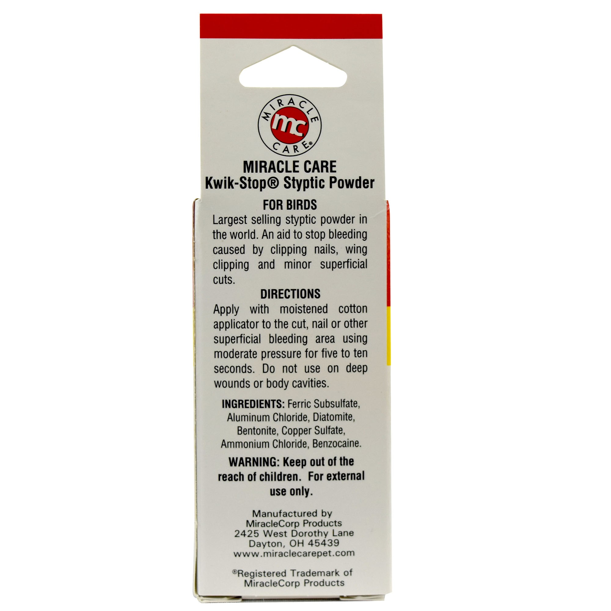 Miracle Care Kwik-Stop Styptic Gel 4oz