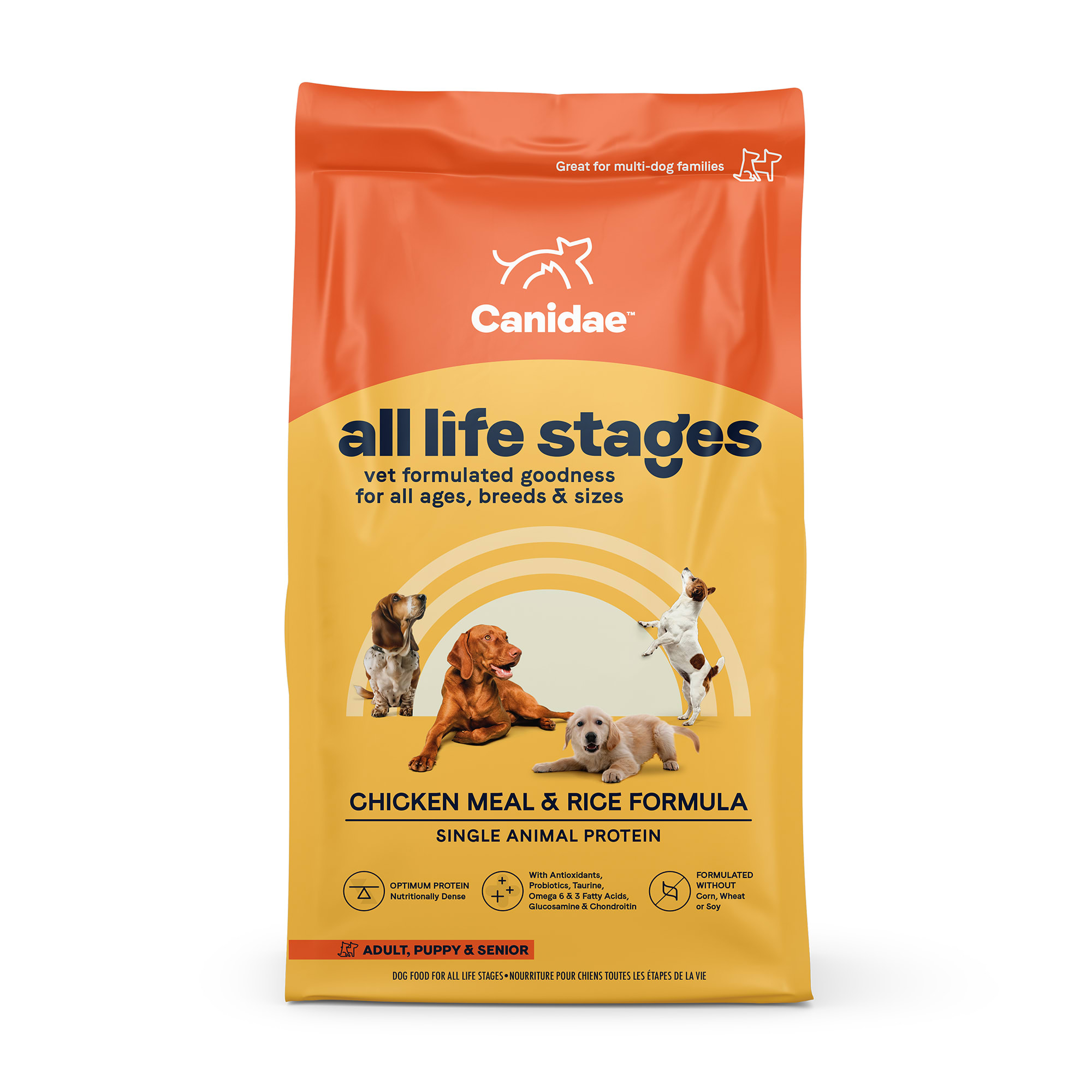 Canidae All Life Stages Chicken Meal Rice Formula Dry Dog Food 5 lbs