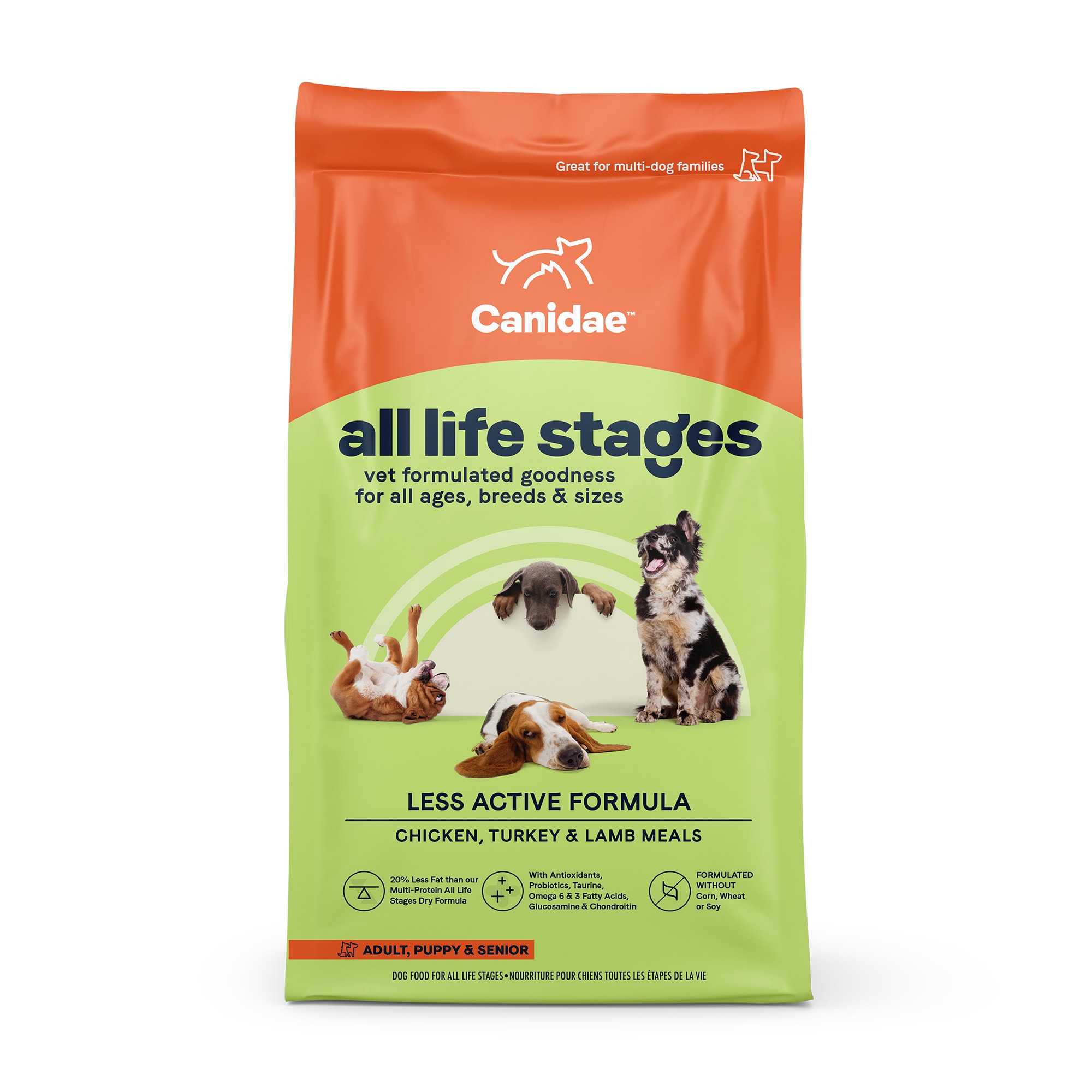 Canidae All Life Stages Platinum Less Active Multi Protein Formula Dry Dog Food 5 lbs