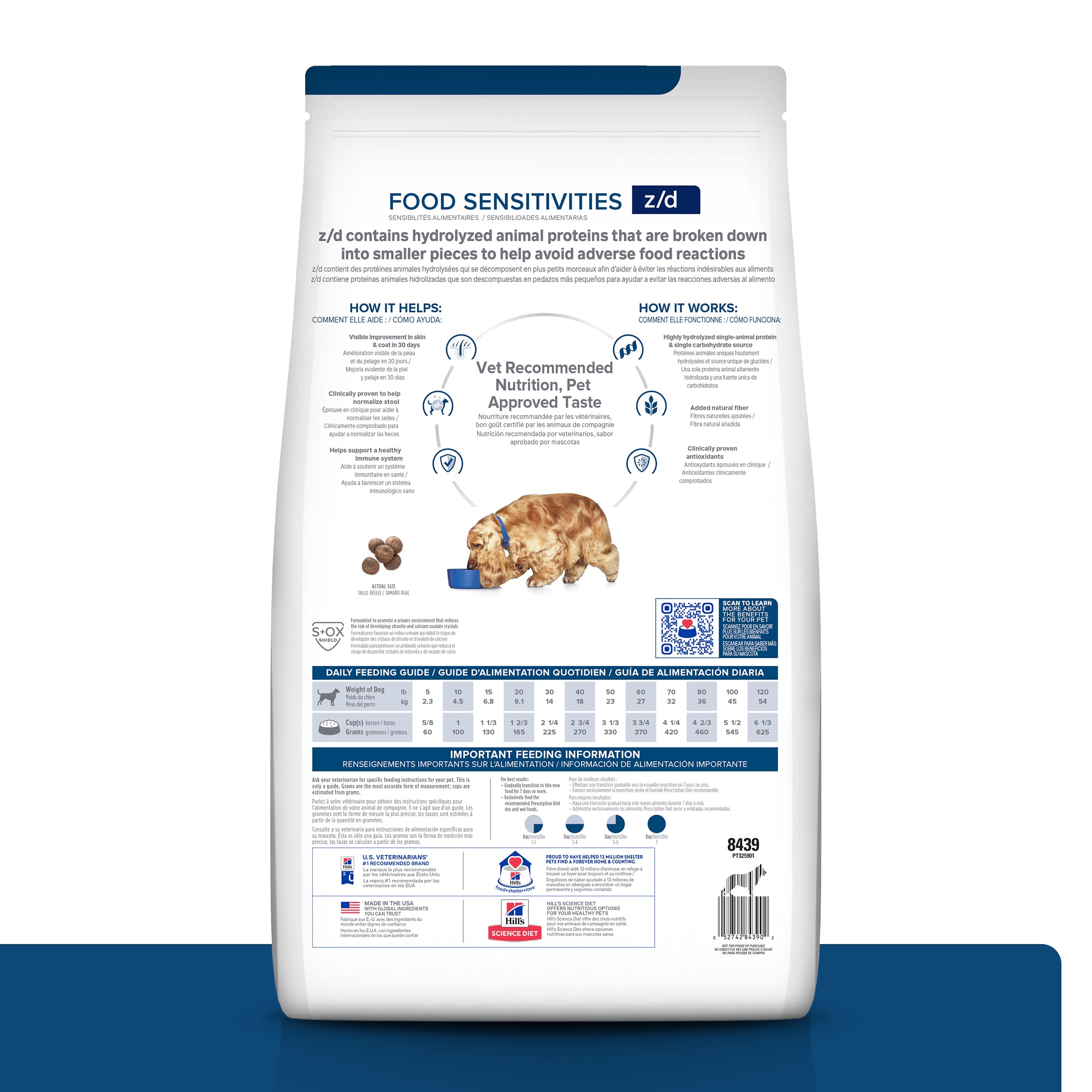 Hills prescription diet canine shop zd skin food sensitivities