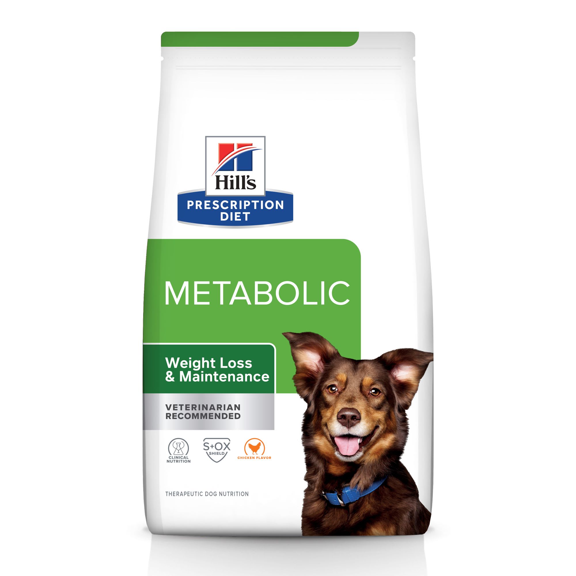 Hill's Prescription Diet Metabolic Weight Management Chicken Flavor Dry Dog Food, 17.6 lbs.