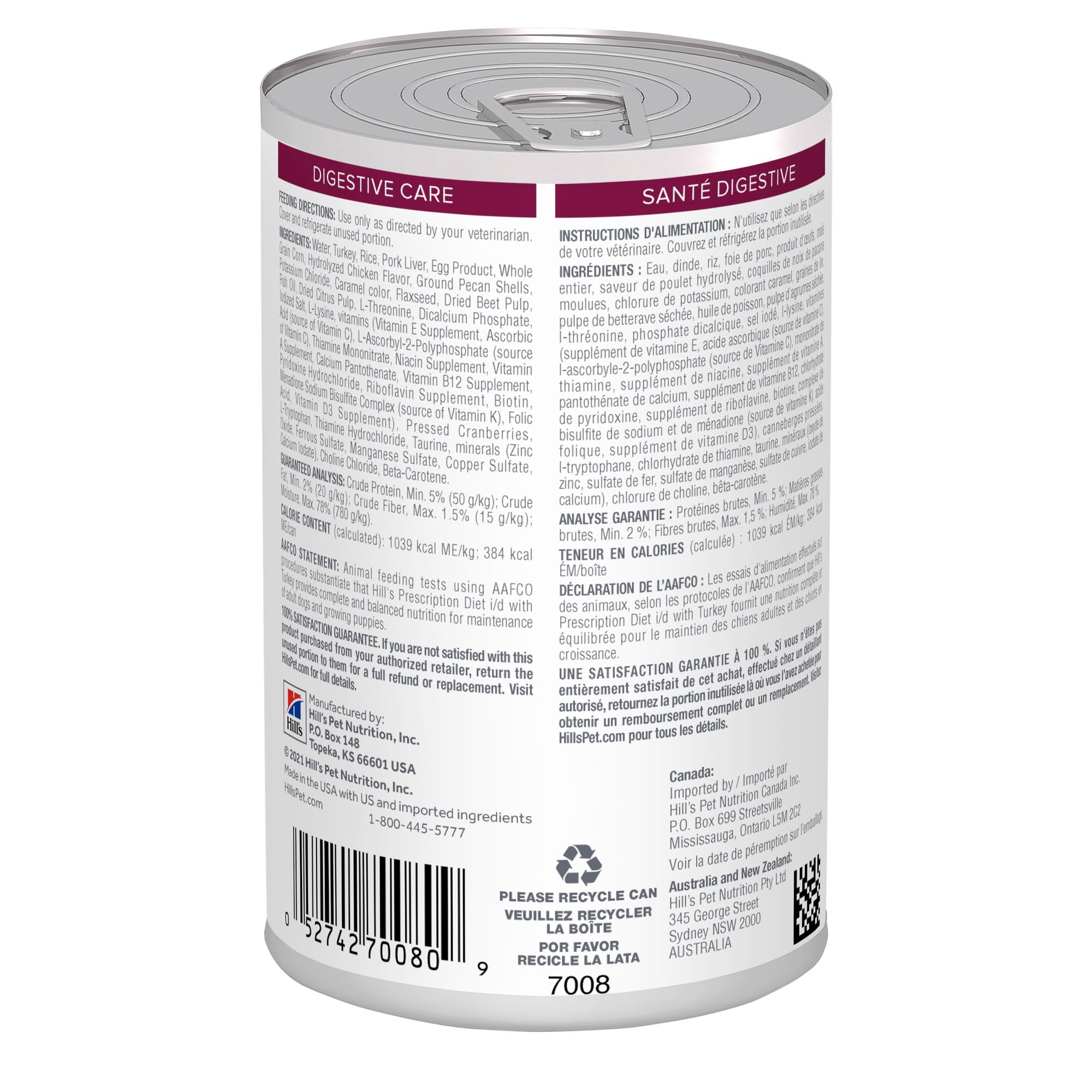 Hill s Prescription Diet i d Digestive Care with Turkey Canned Dog