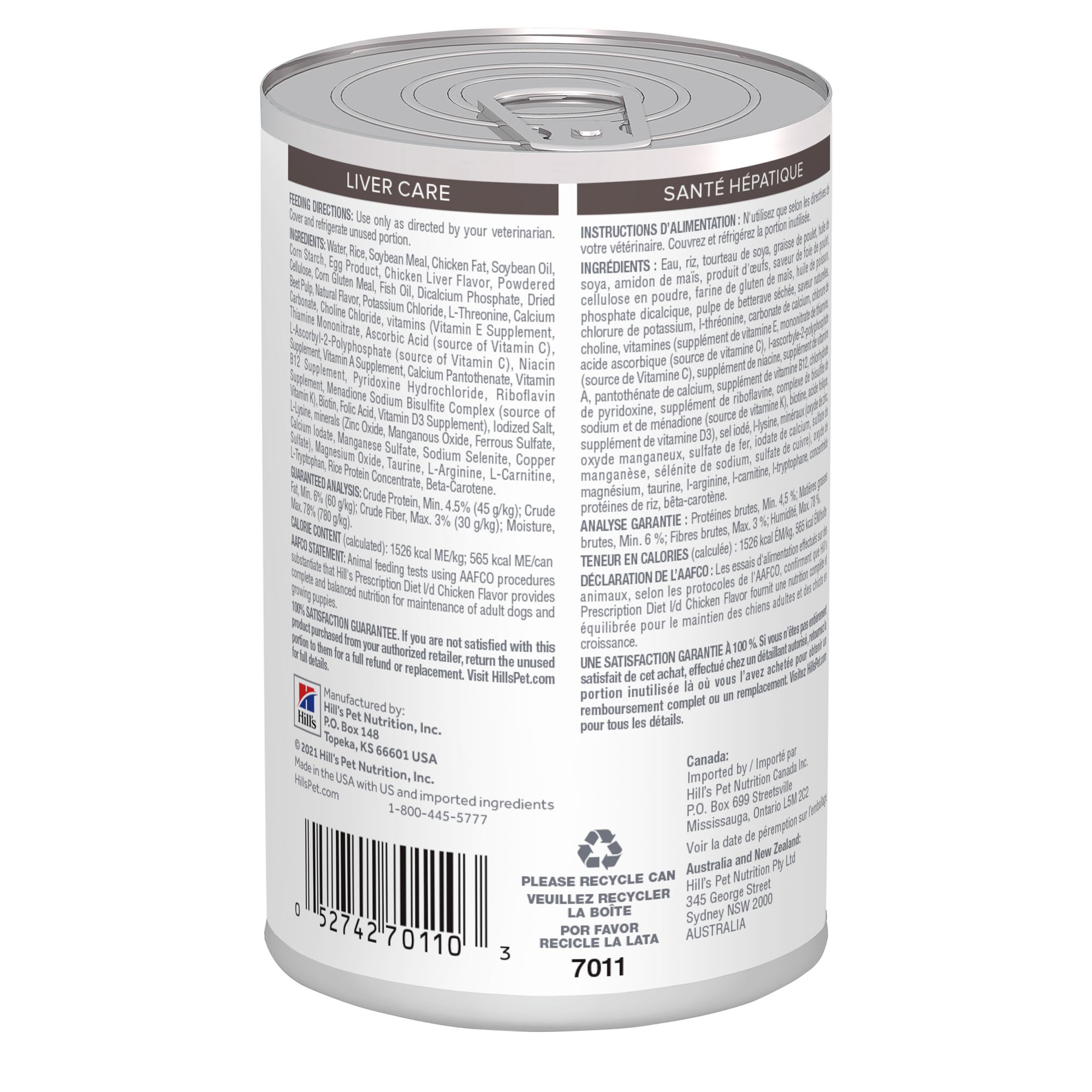 Hill's science diet liver care store dog food