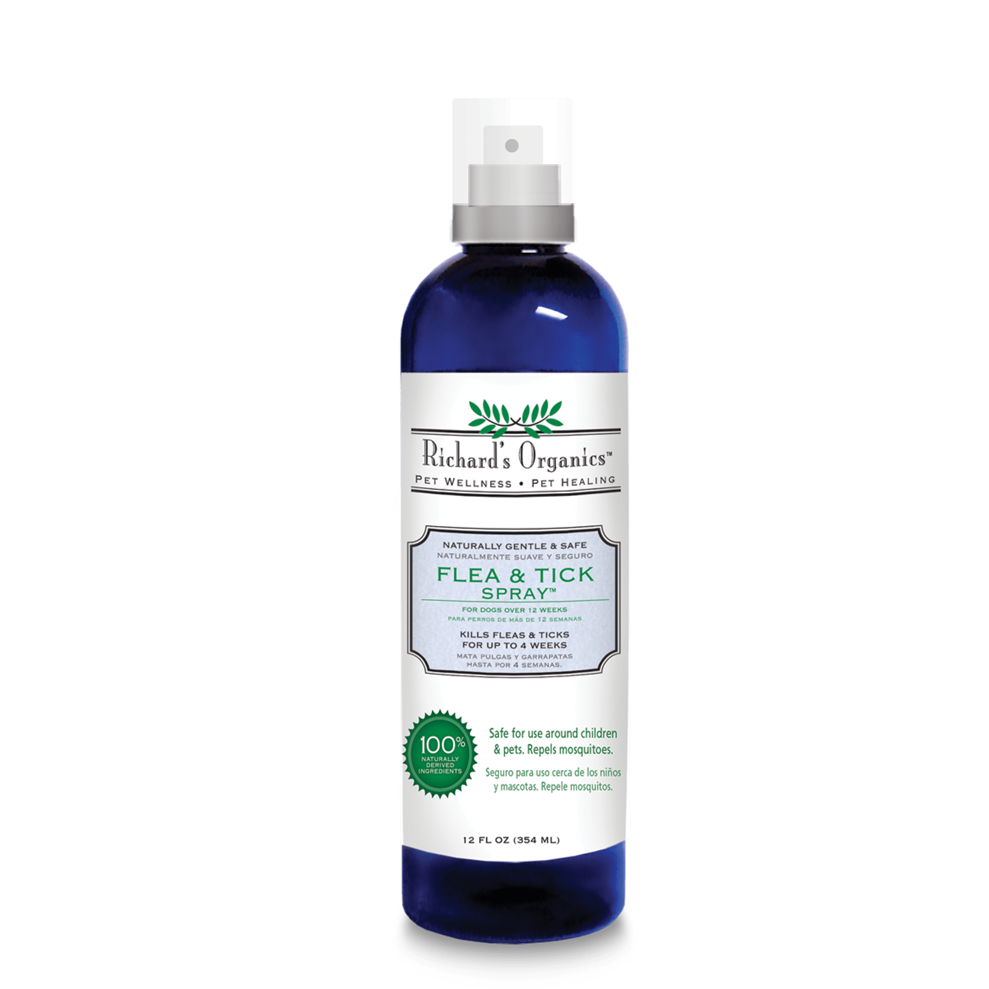 Richard S Organics Flea Tick Spray 12 Oz Petco