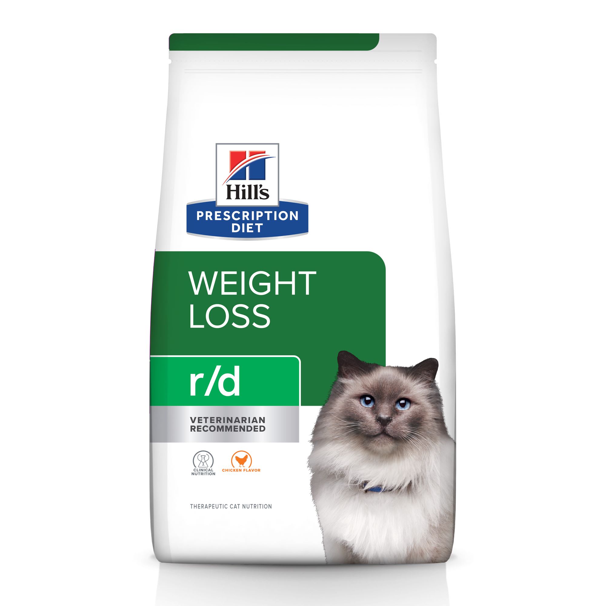 Hill s Prescription Diet r d Weight Reduction Chicken Flavor Dry Cat Food 17.6 lbs. Bag