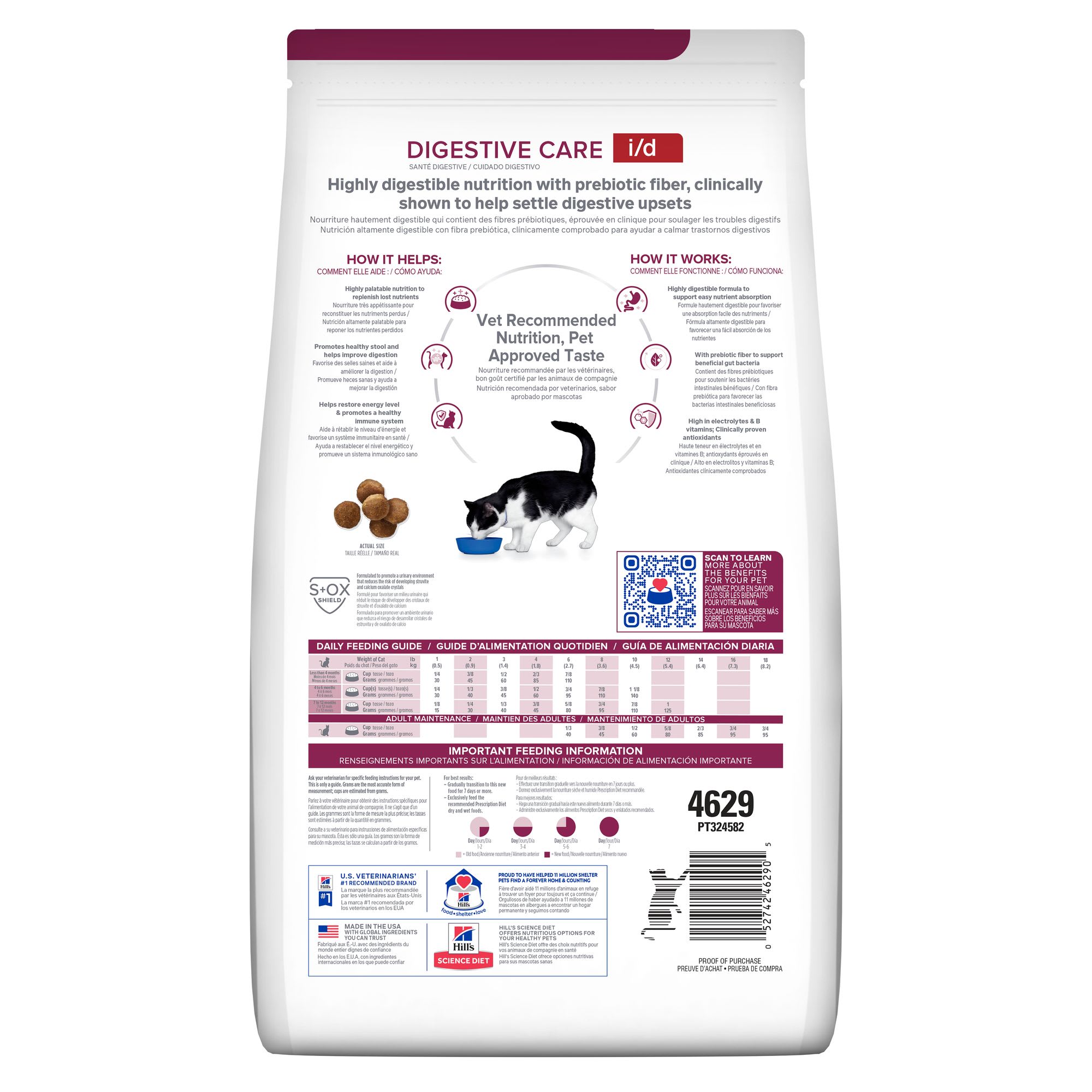 Hills science 2025 id cat food