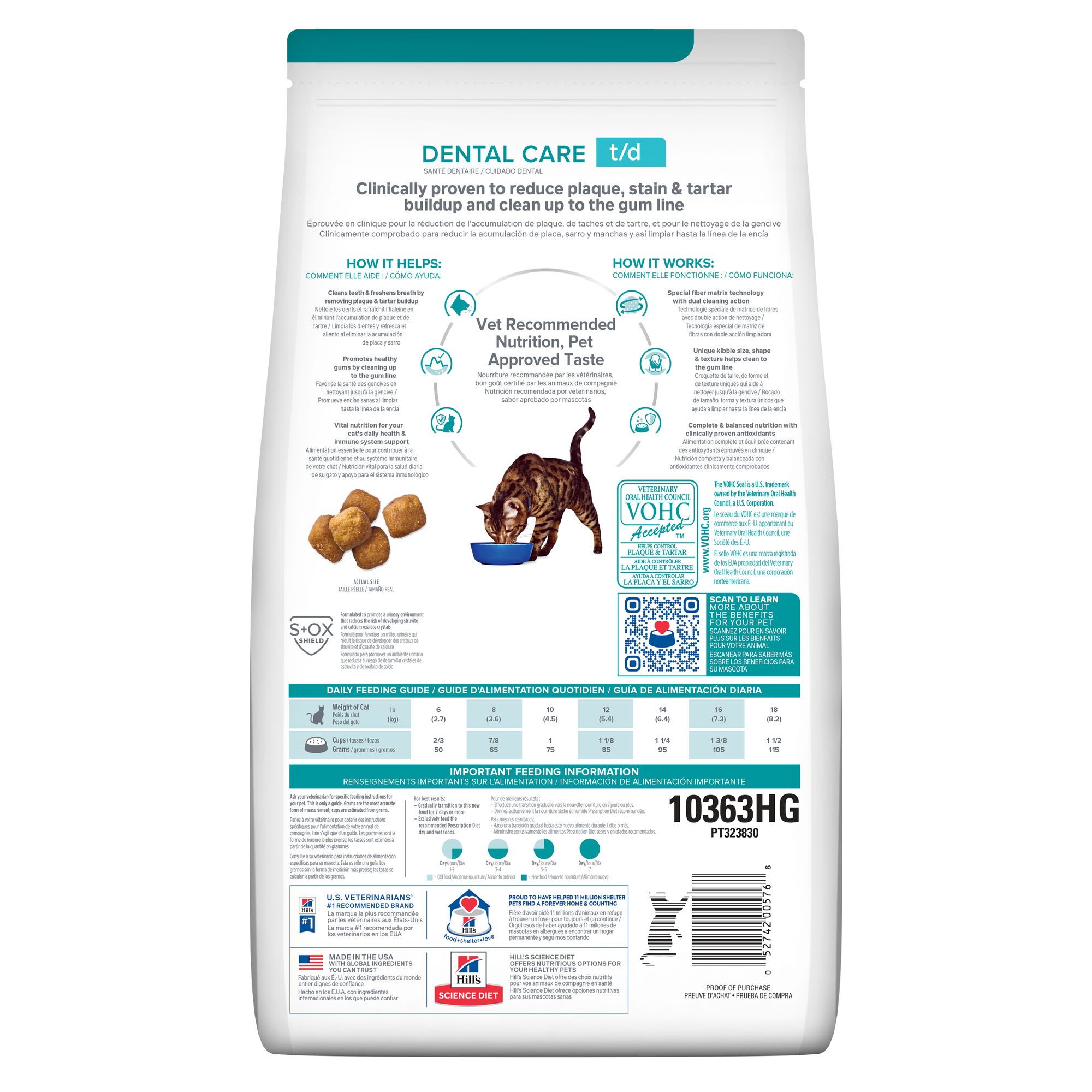 Hills td 2025 dental cat food