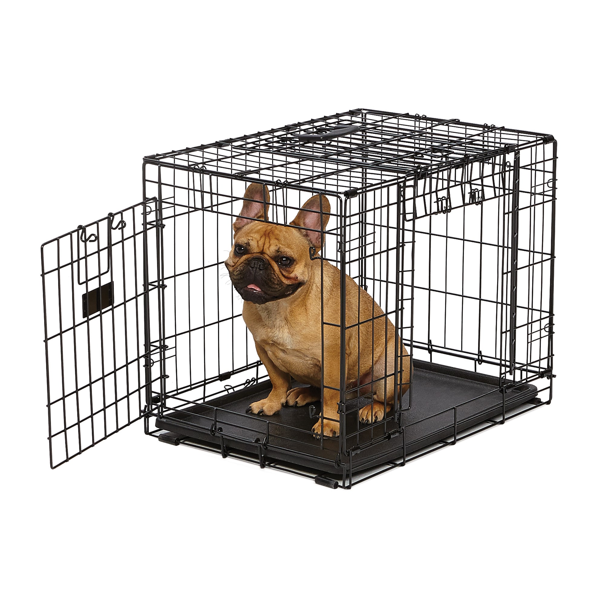 Midwest Ovation Trainer Double Door Dog Crate, 25" L X 18" W X 20" H Petco