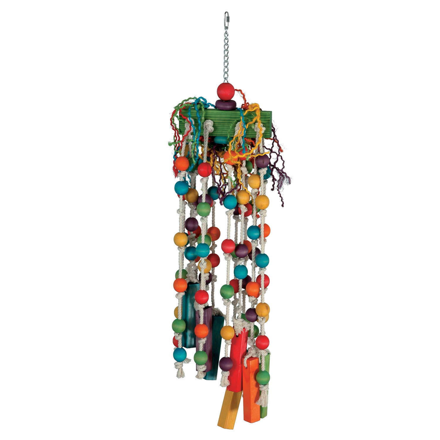 Caitec Push Pull Bird Toy, 10 W X 44 H, XX-Large, Multi-Color