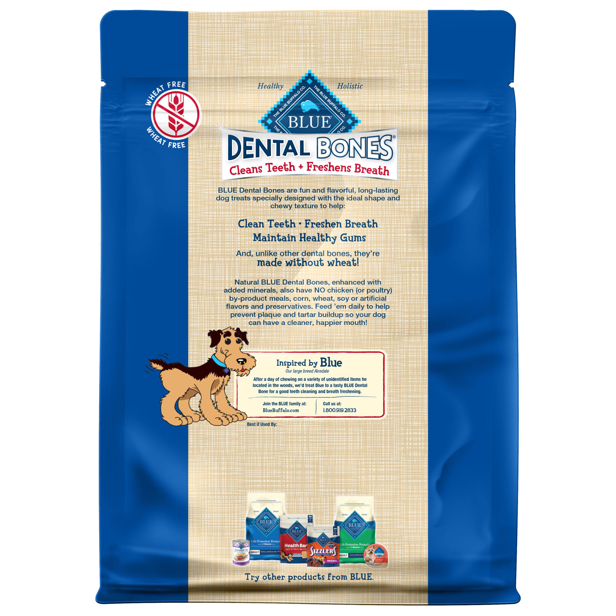 Dental bones hot sale blue buffalo