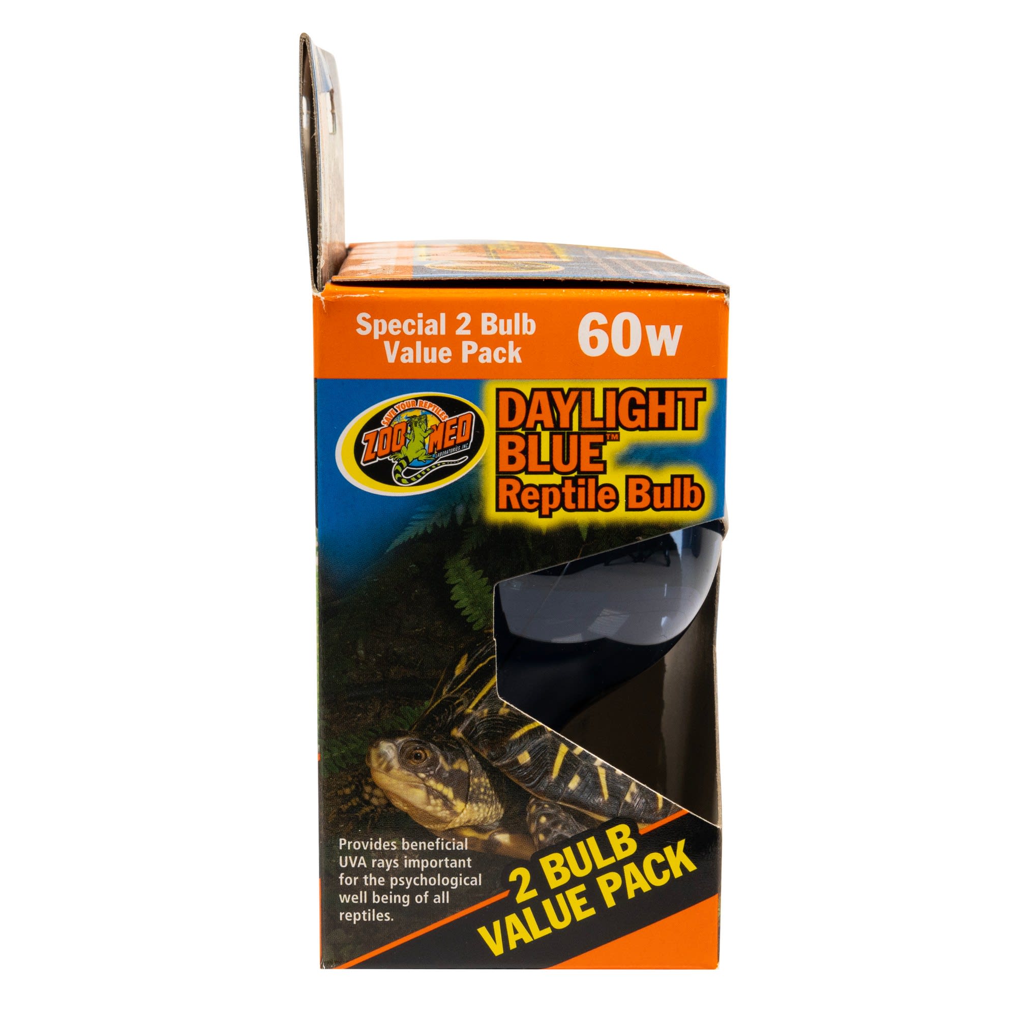 Zoo Med Daylight Blue Reptile Bulb 60 Watt 2 Pack