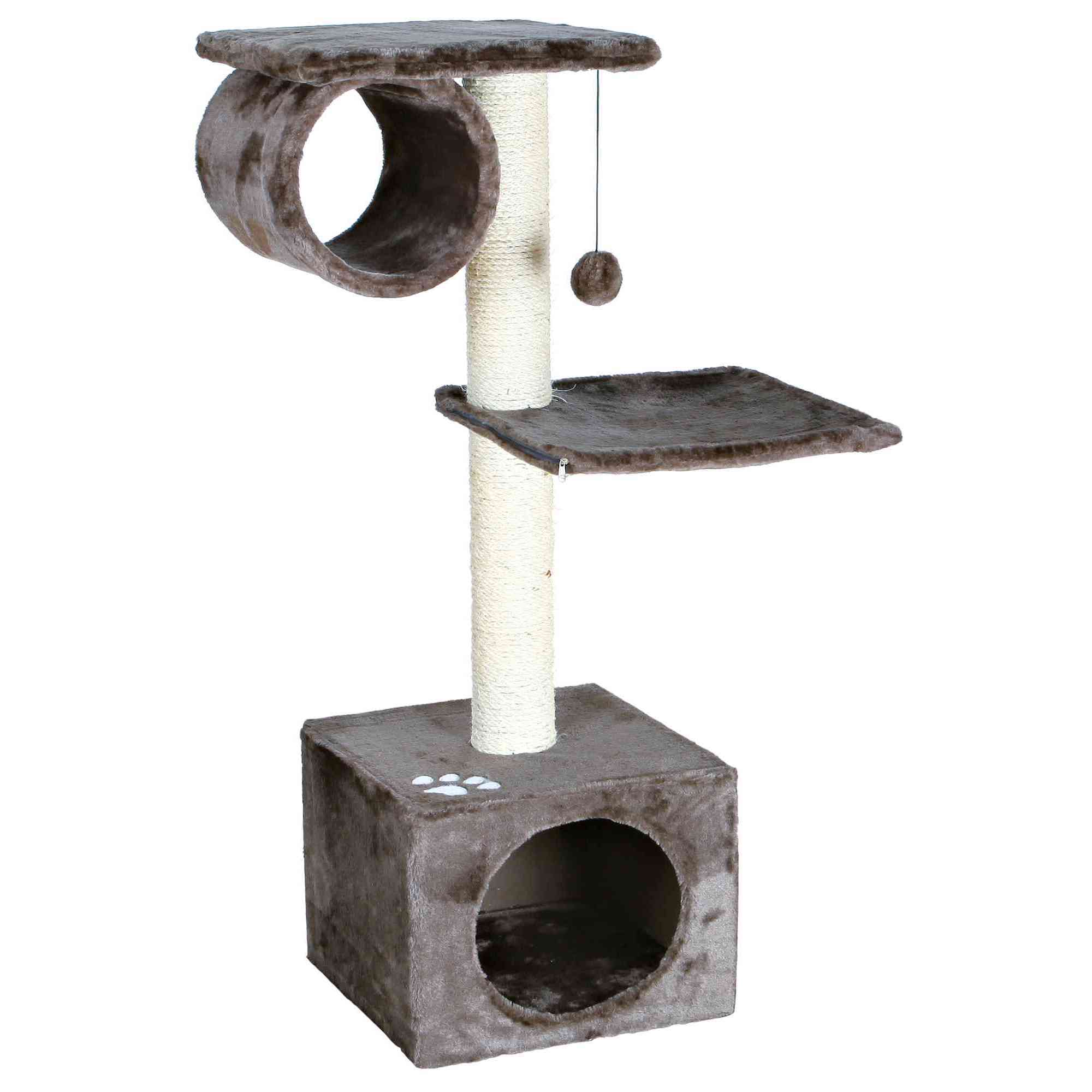 TRIXIE San Fernando Cat Tree, 41.5 H, 14 IN, Gray