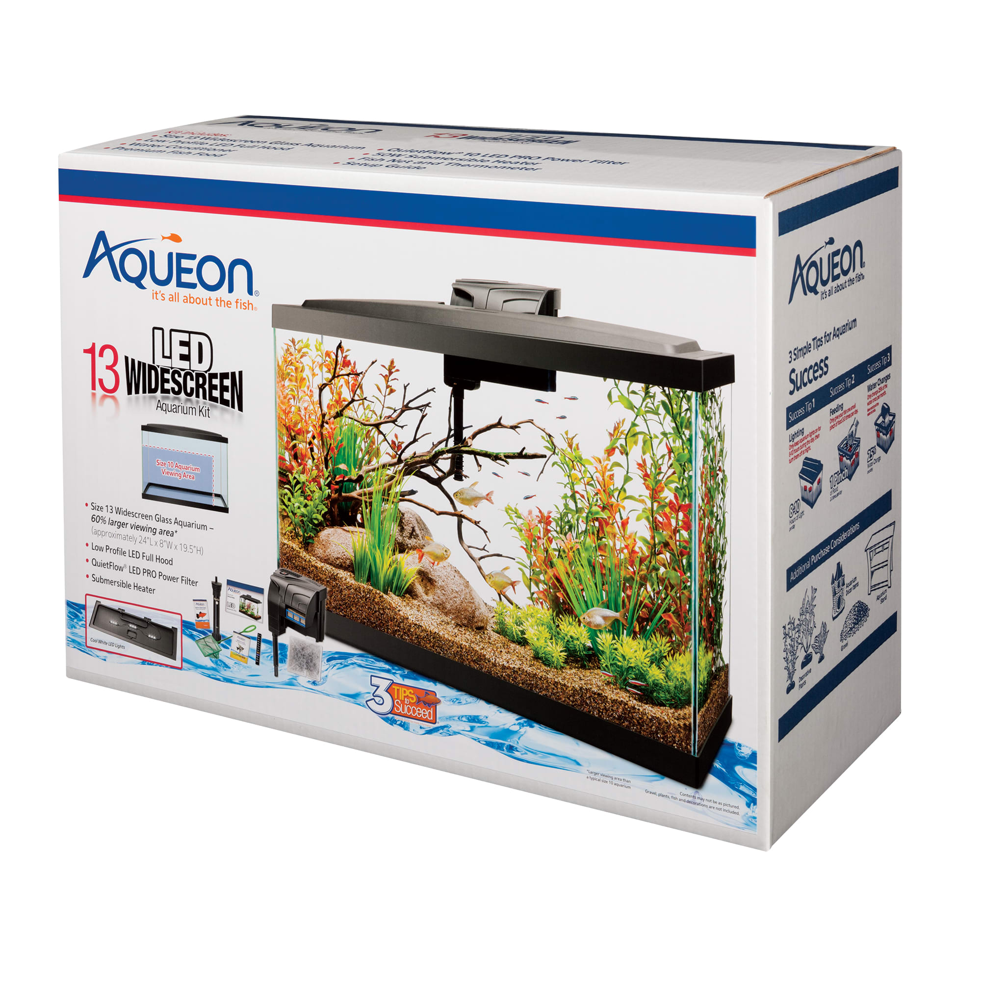 Aqueon Widescreen LED 13 Gallon 