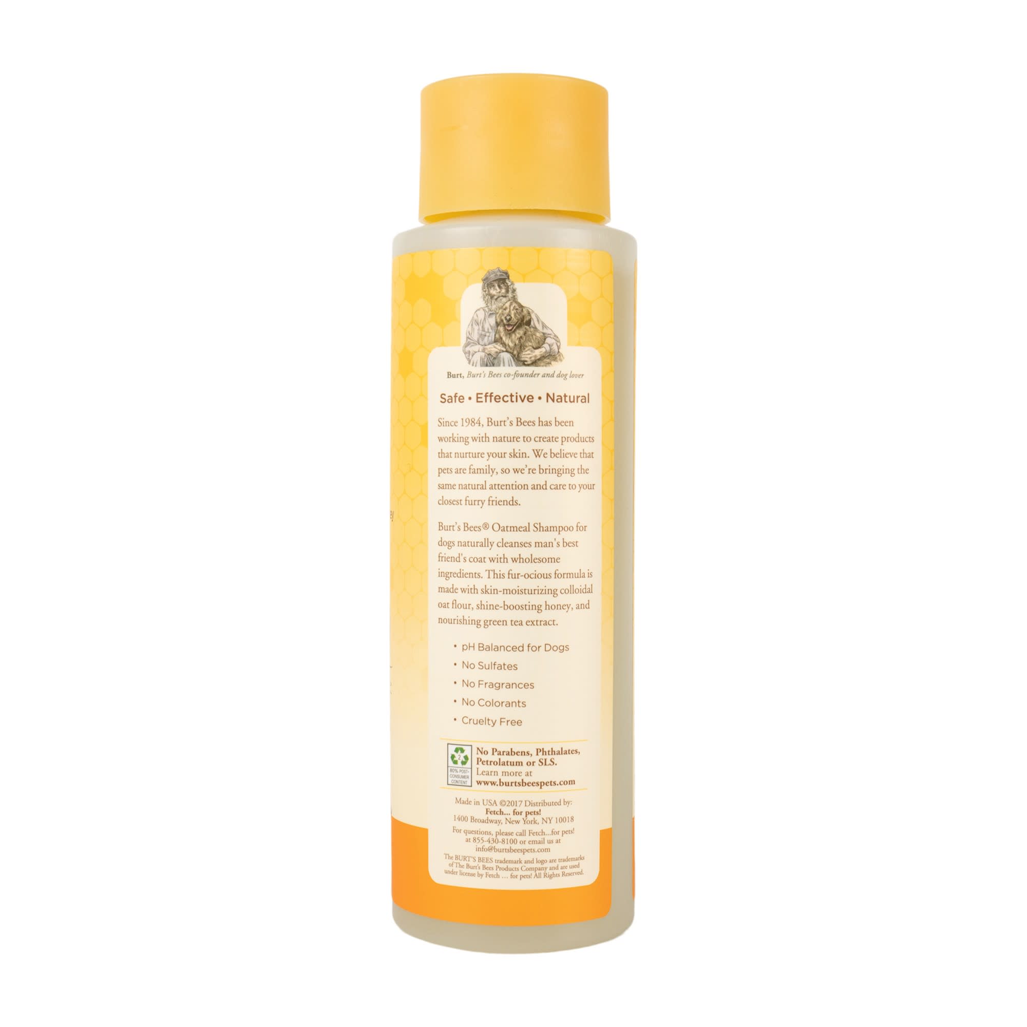 Burt's bees oatmeal 2025 dog shampoo reviews