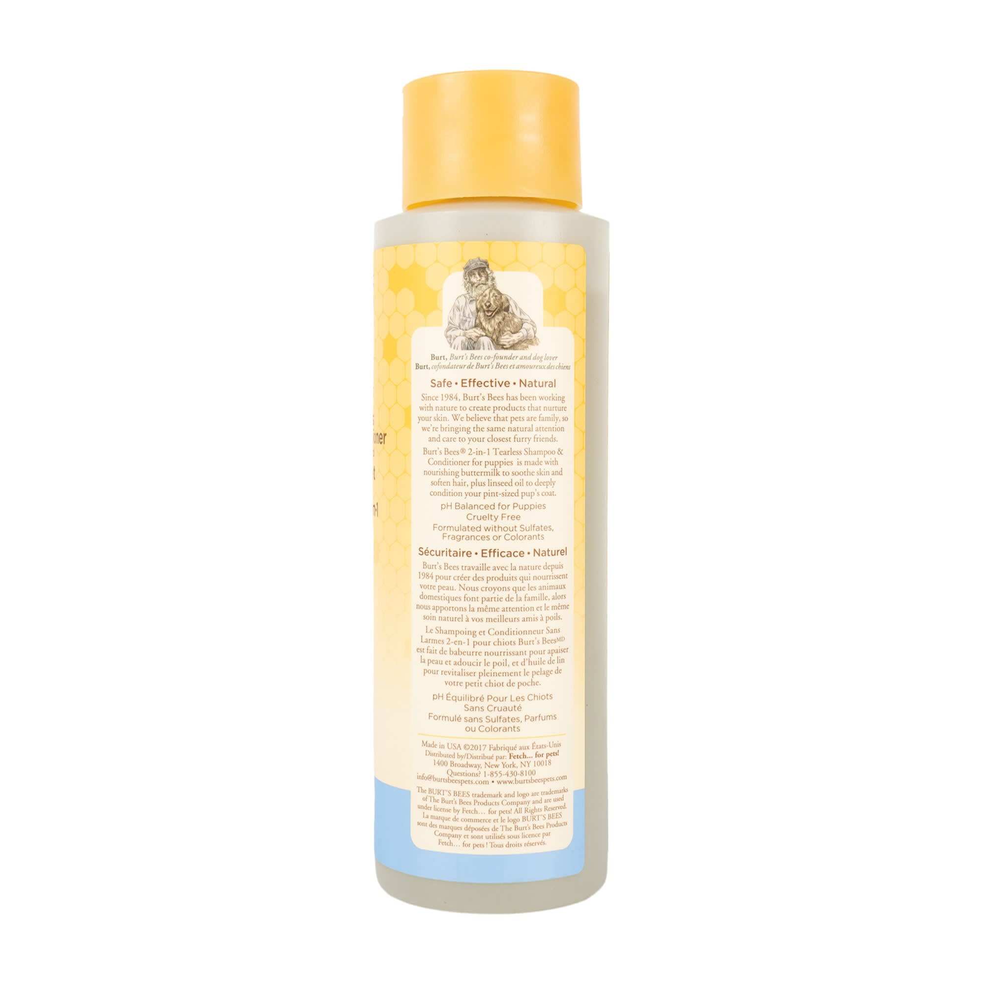 Burt's bees 2 in 1 tearless puppy store shampoo & conditioner