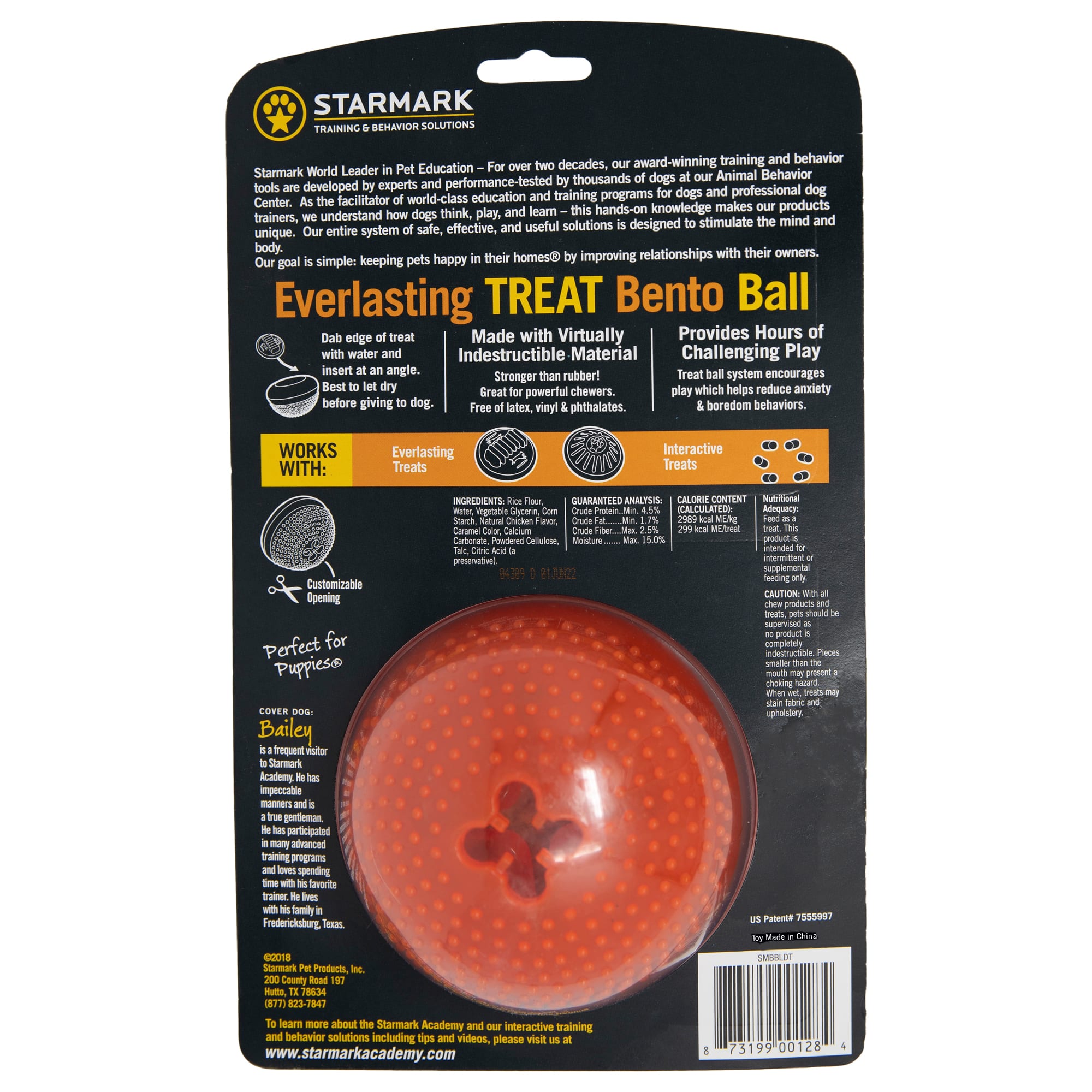 Starmark Everlasting Treat Bento Ball Dog Chew Toy — Concord Pet Foods &  Supplies