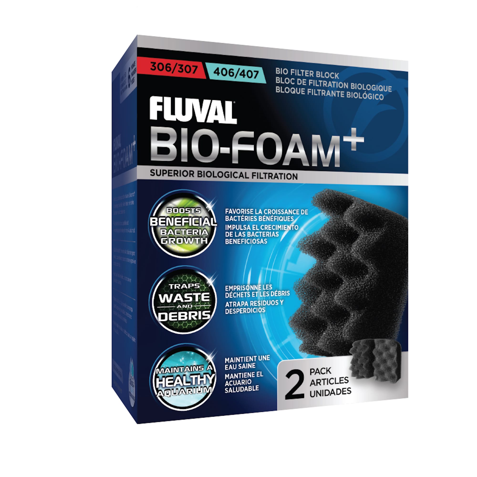 Biofoam aquarium outlet