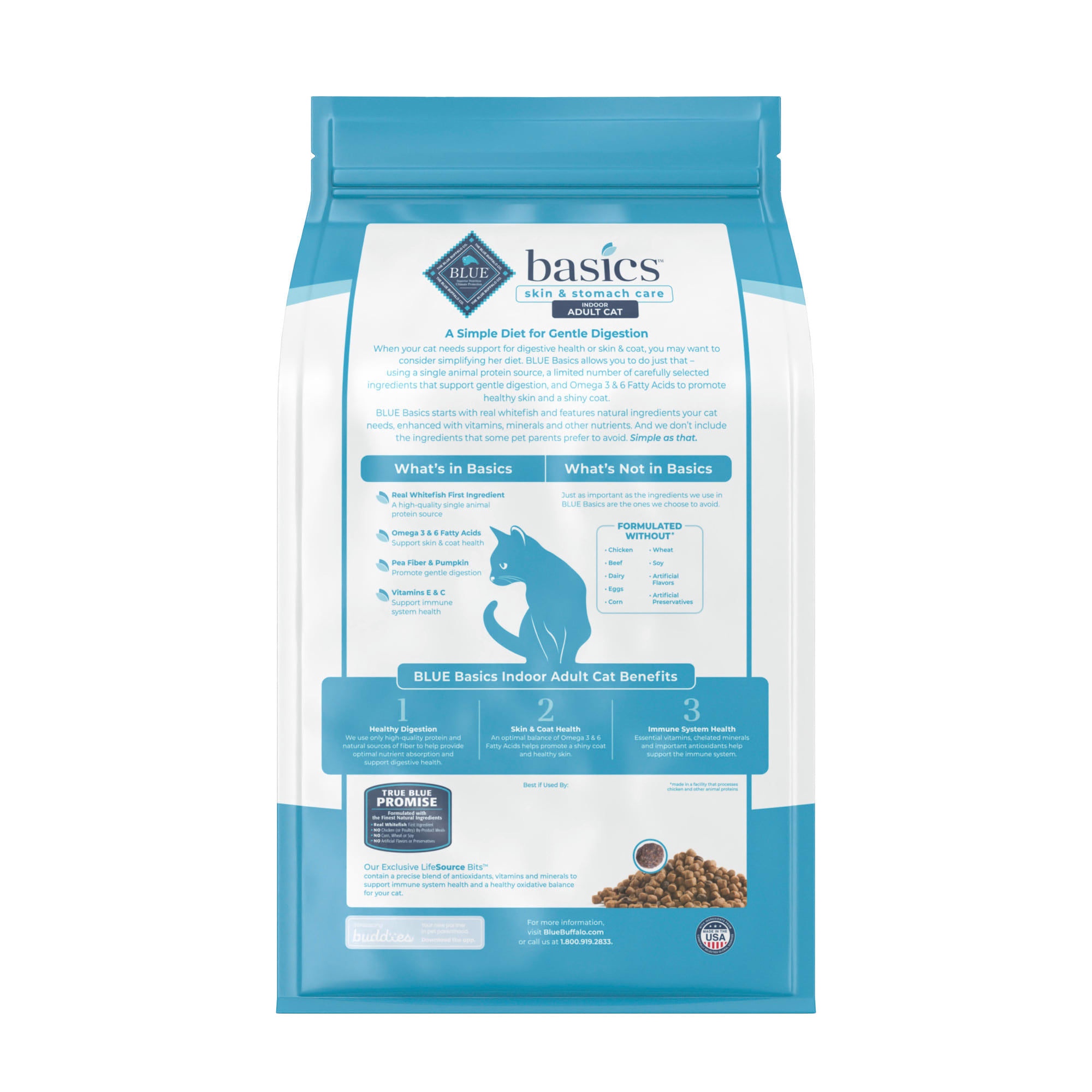 Blue buffalo fish and potato hot sale cat food