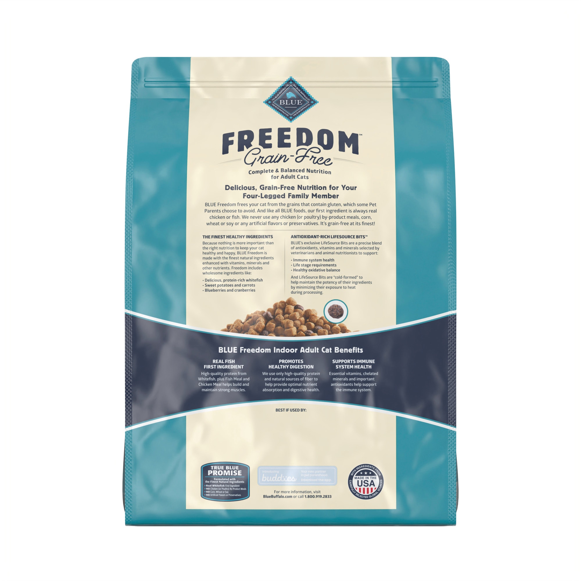 Blue freedom grain free best sale cat food