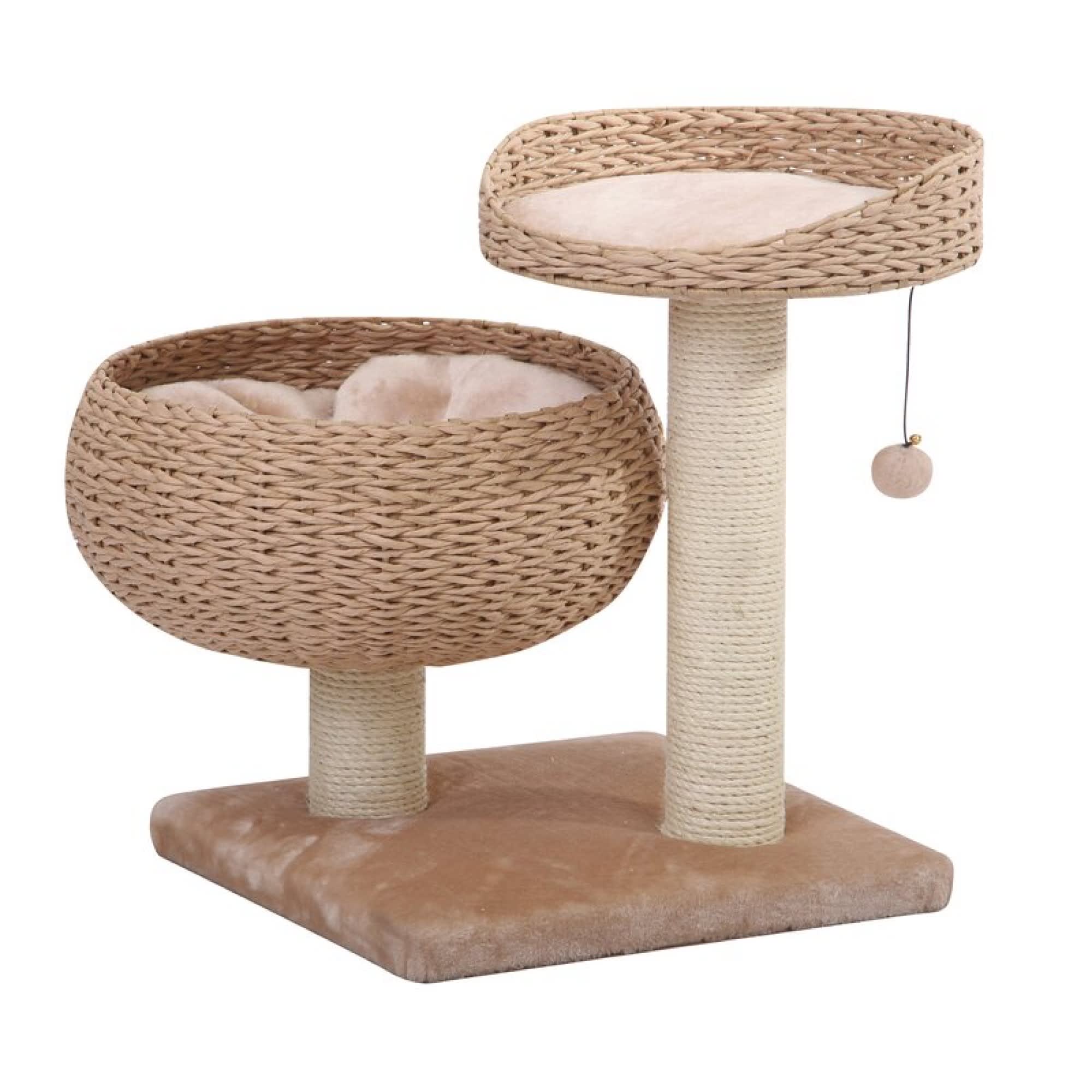 PetPals Group Nesting Area Cat Furniture, 23 H, 16 LBS, Tan