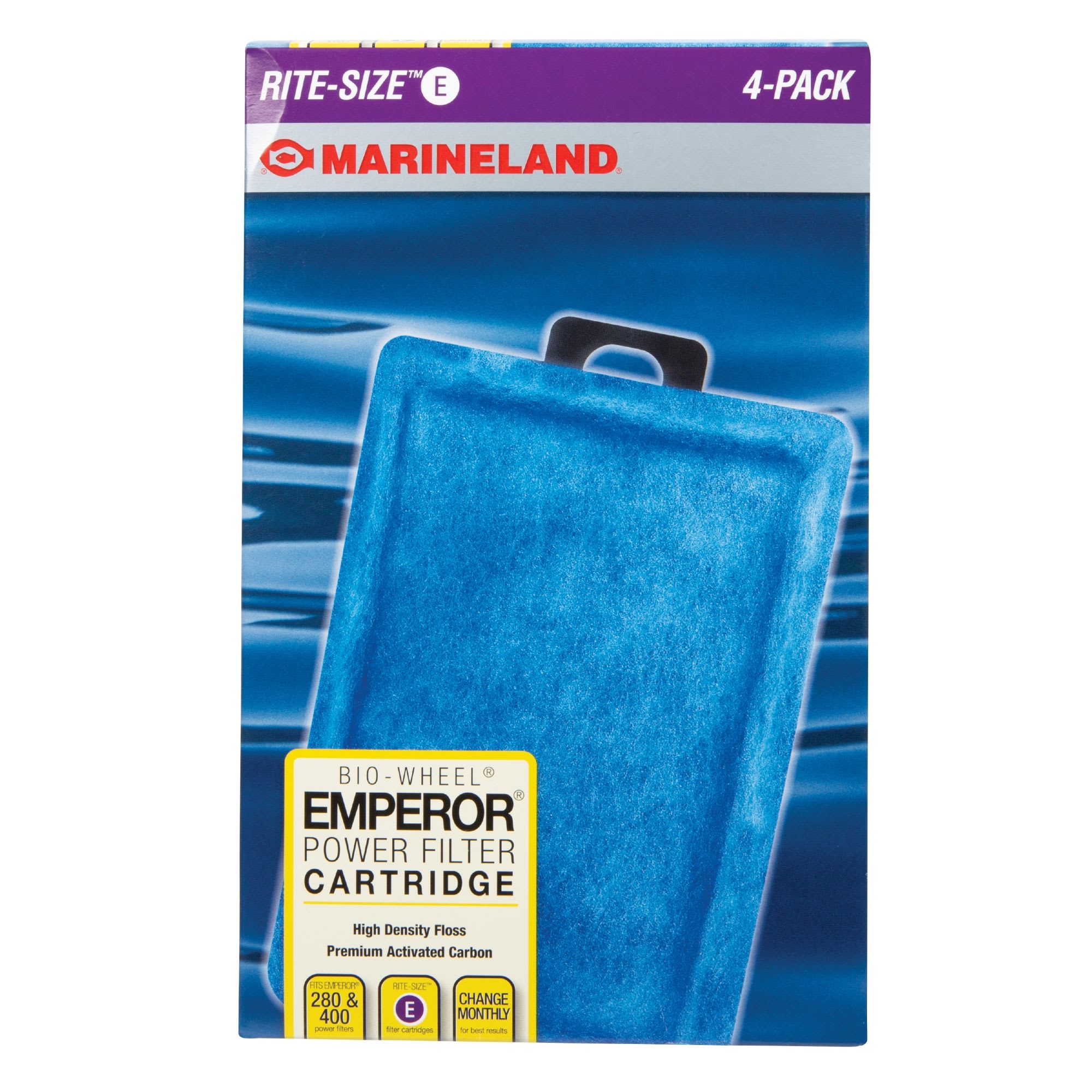 Marineland Emperor Ready-To-Use Filter Cartridges, Pack of 4 | Petco