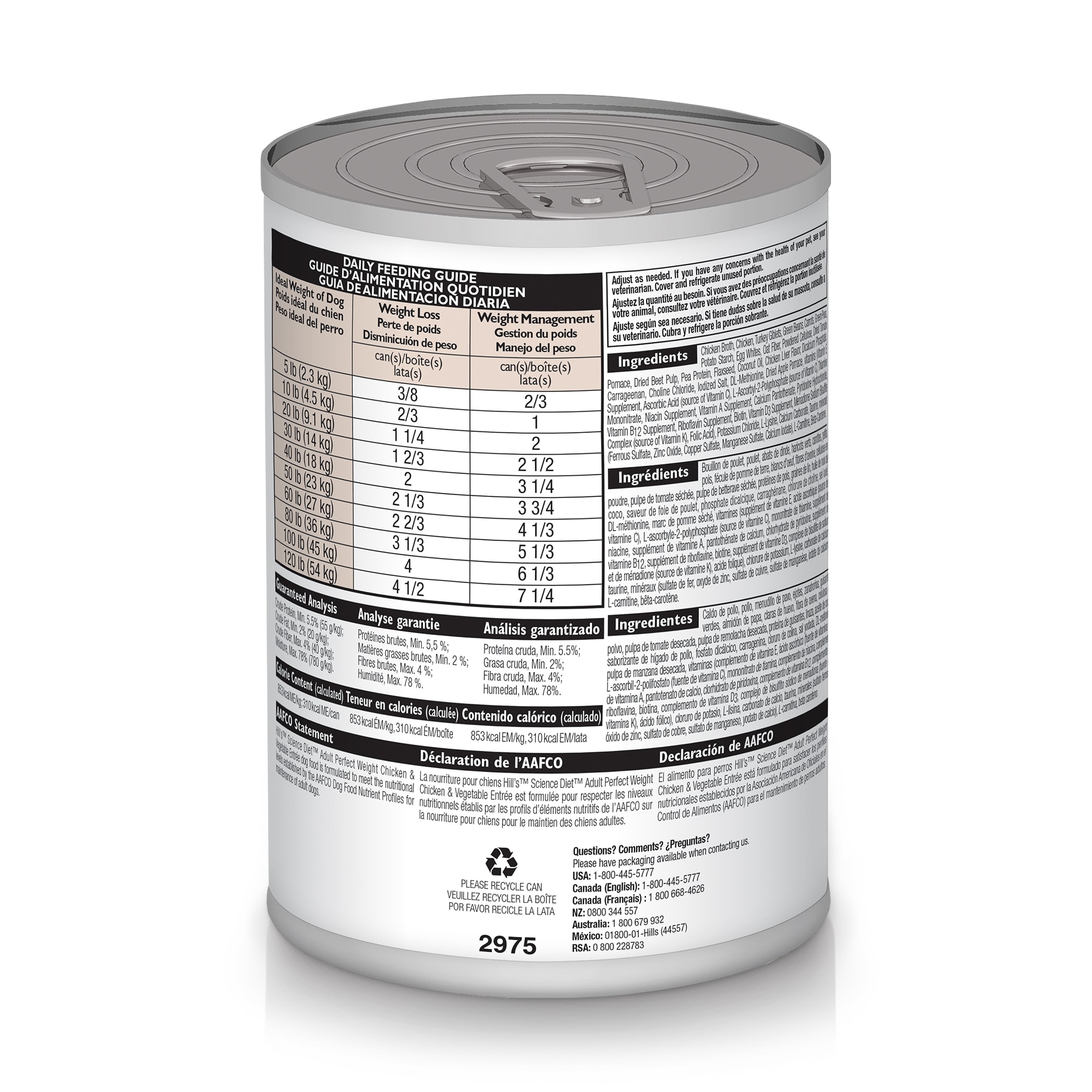 Science diet perfect weight canned cheap dog food