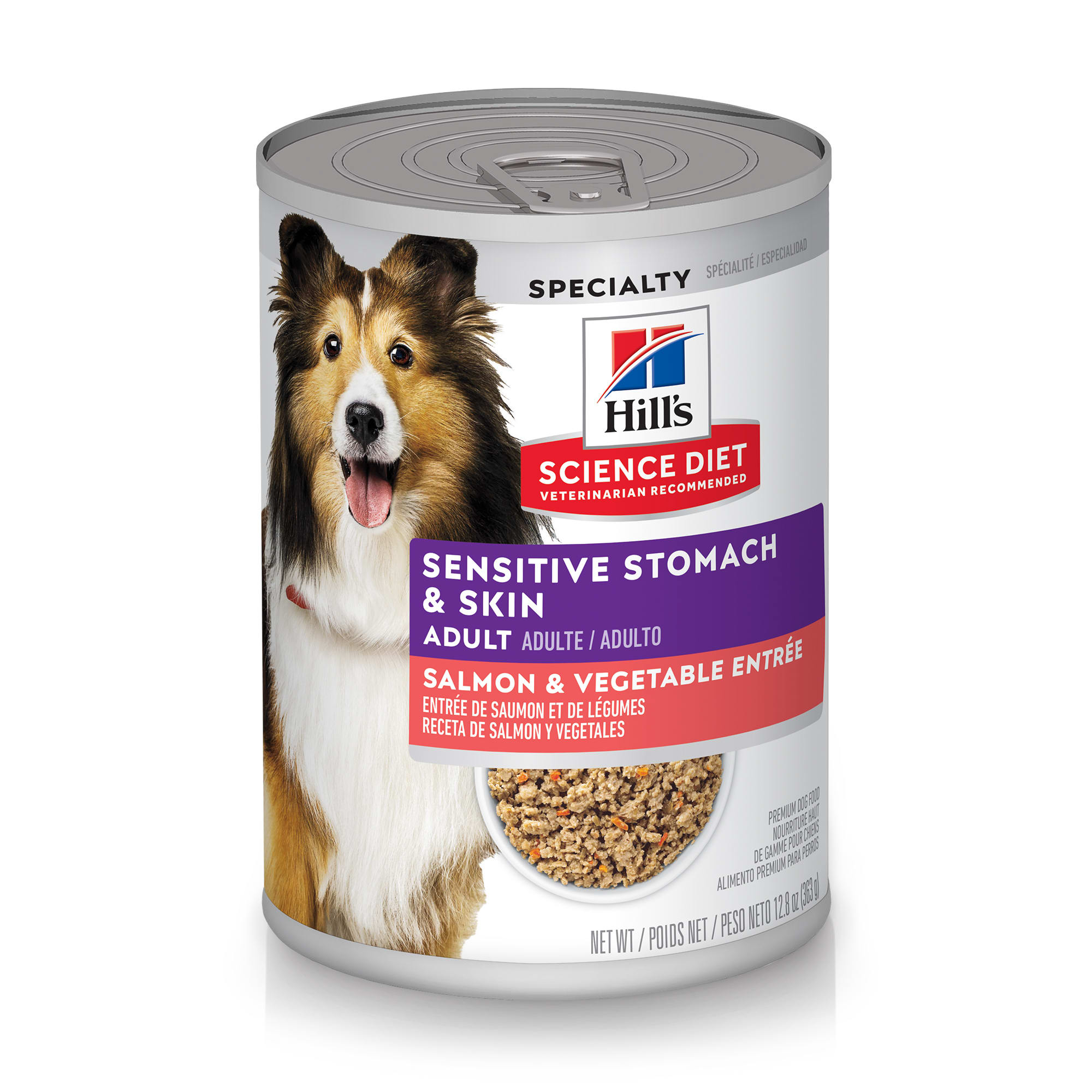 Vet recommended dog food for best sale sensitive stomach