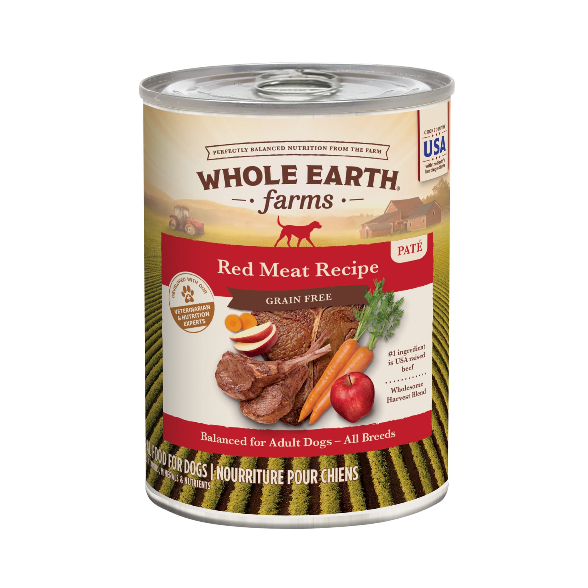 Whole earth farms small 2025 breed wet dog food