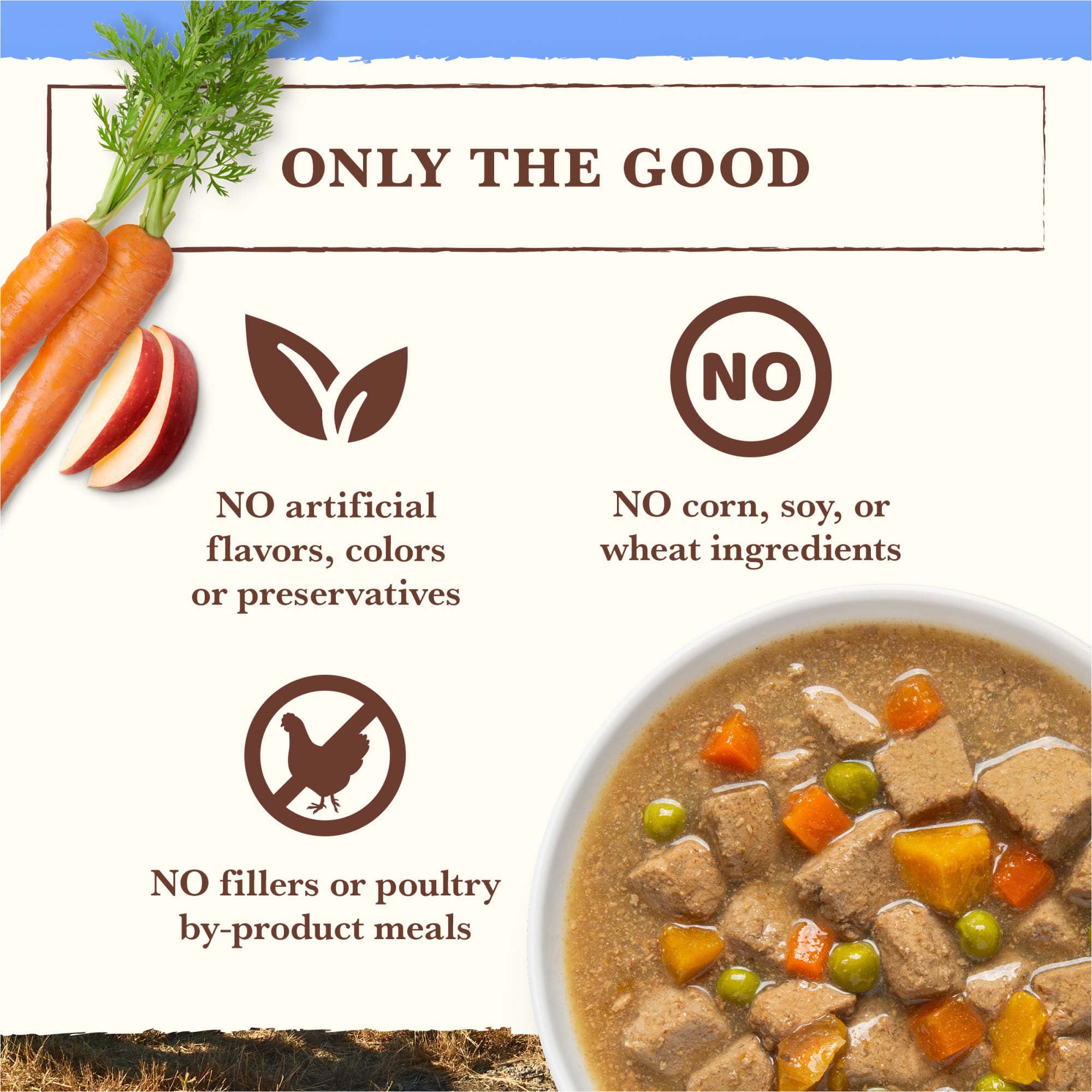 Whole earth farms grain free hearty beef stew canned dog clearance food