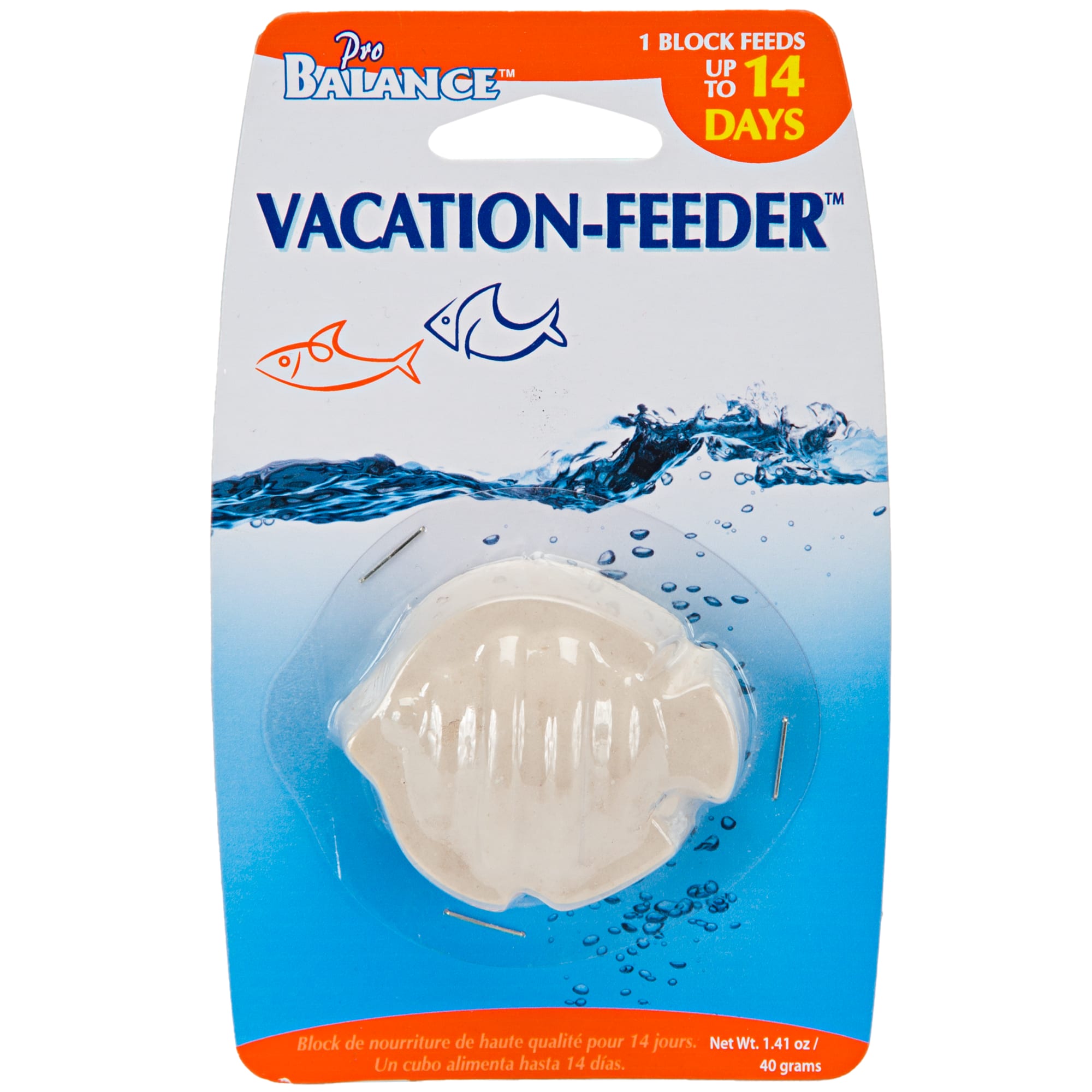 4x Vacation Holiday Fish Food Blocks For Upto 15 Tropical Coldwater Fish 14 Days 
