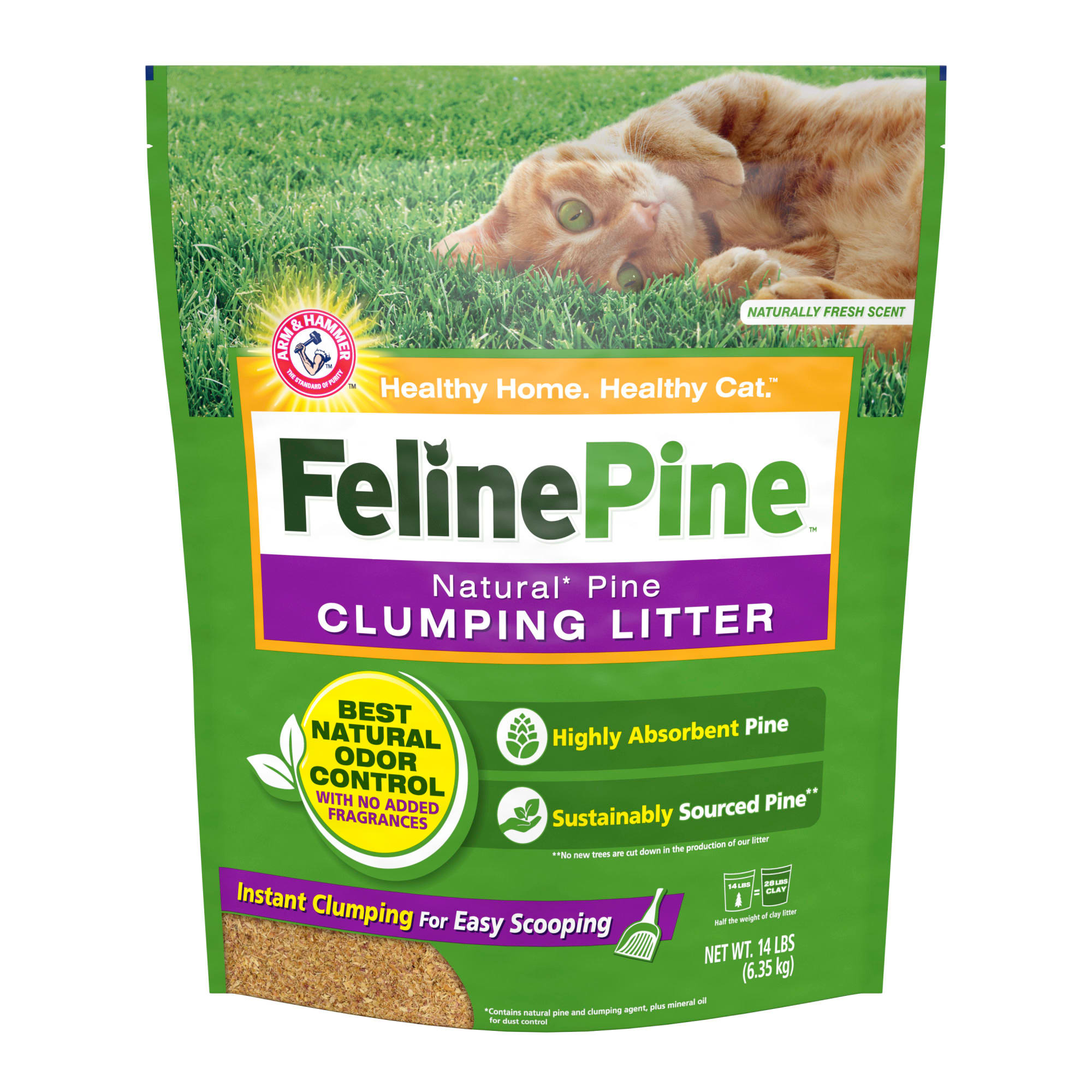 Clumping on sale pine litter