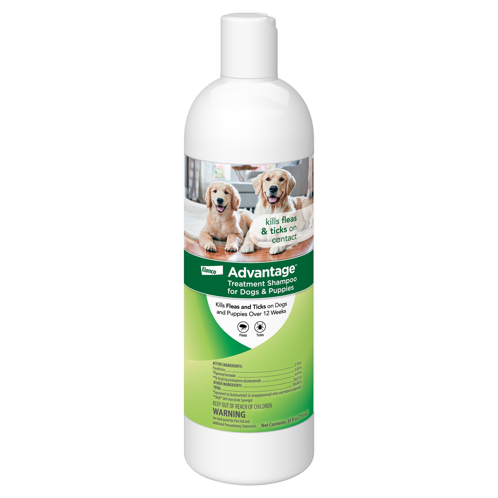 Tropiclean Natural Flea & Tick Maximum Strength Shampoo for Dogs, 20 fl.  oz.