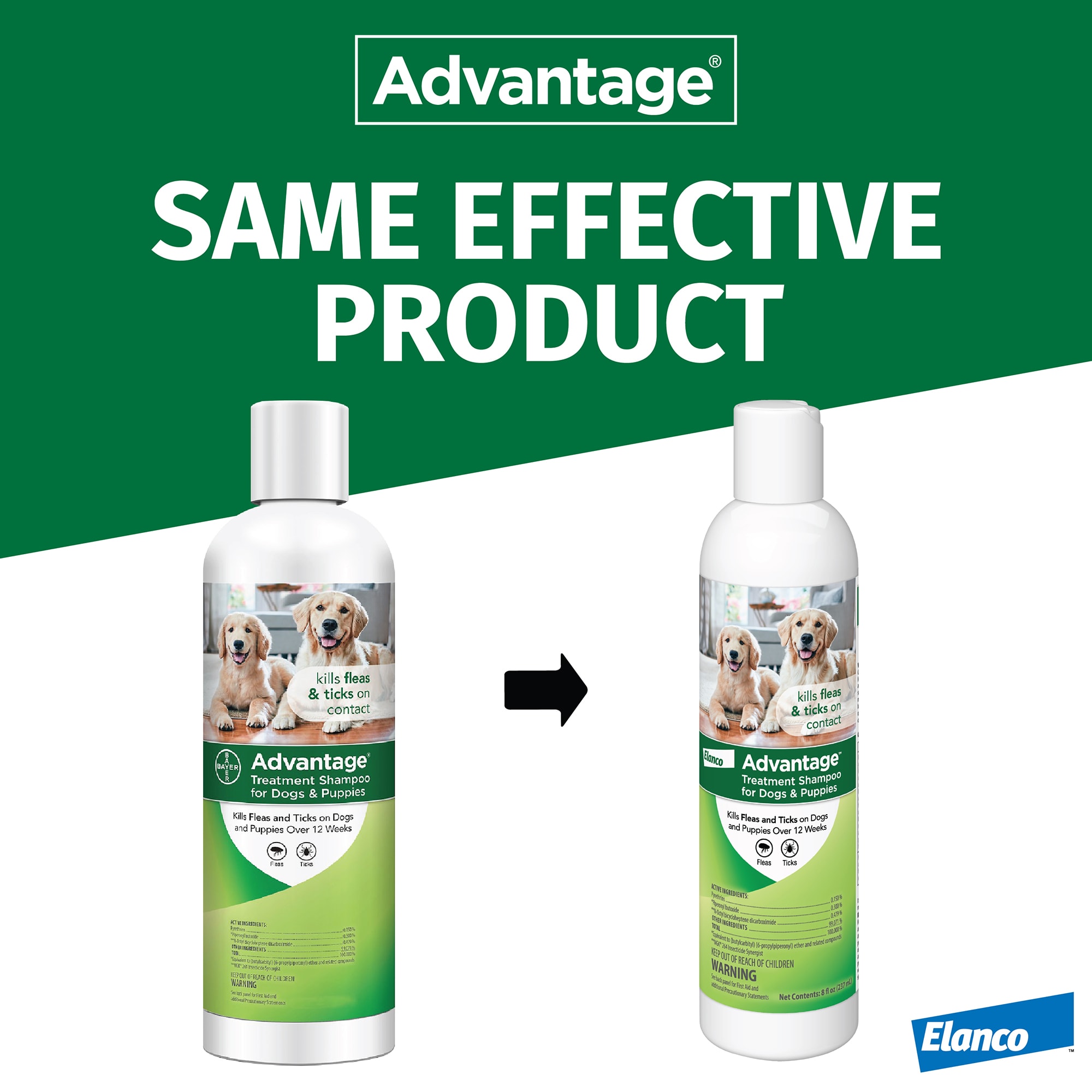 Advantage flea 2025 and tick shampoo