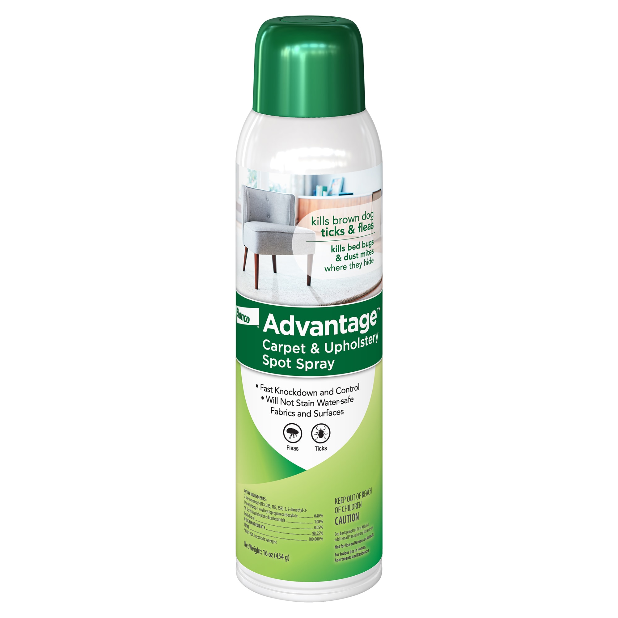 Advantage Elanco Carpet & Upholstery Spot Spray, 16 oz.