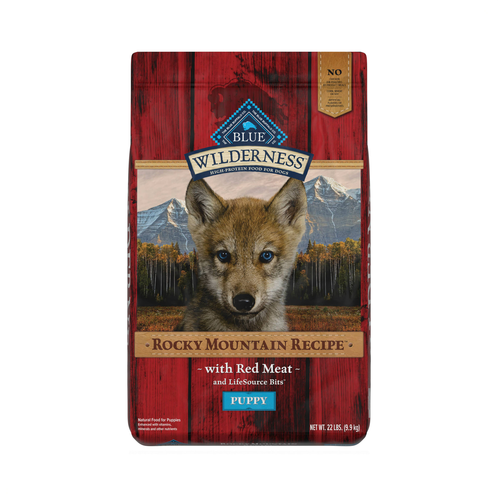 Blue Buffalo Blue Wilderness Rocky Mountain Recipe Puppy Red Meat Dinner Dry Dog Food 22 Lbs Petco