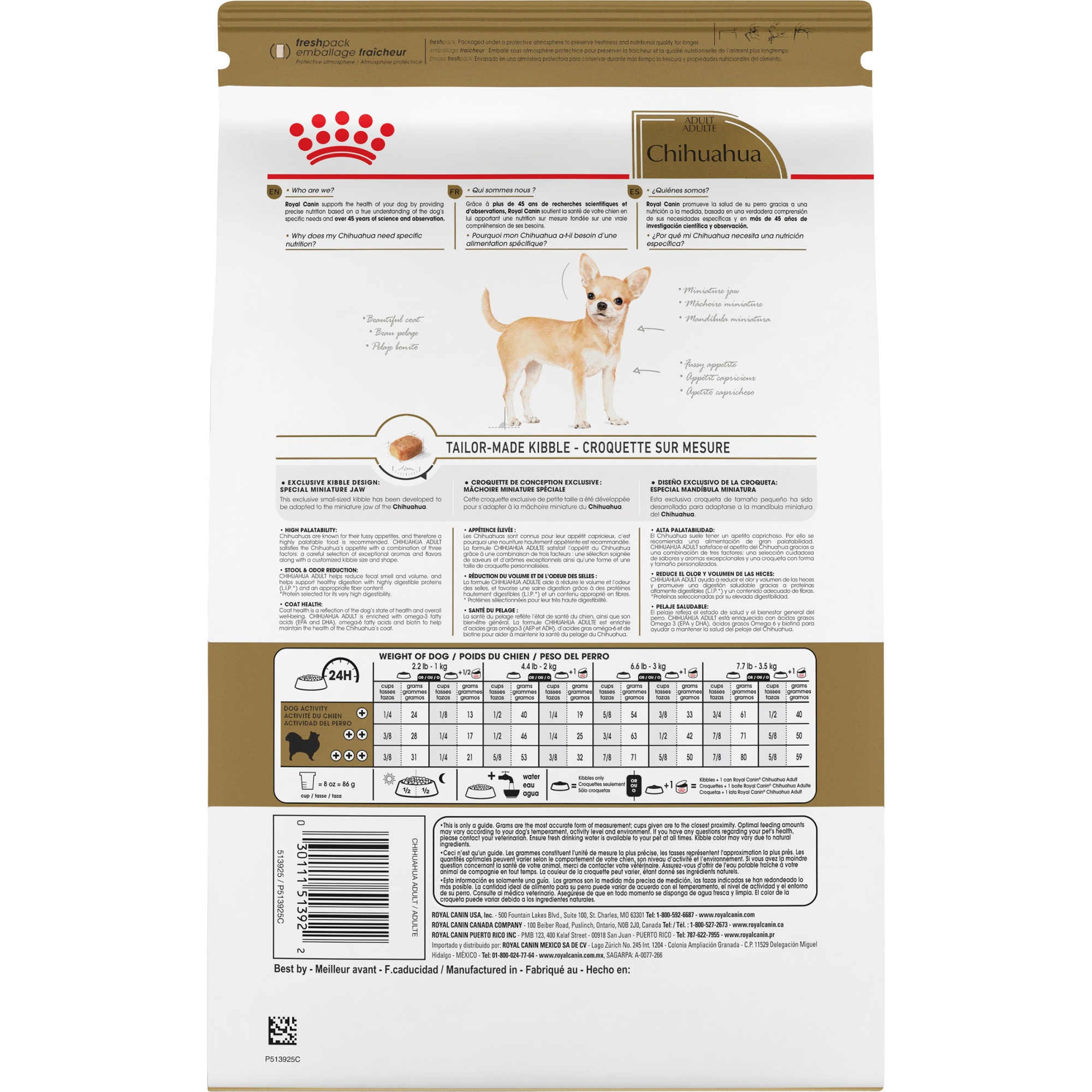 Royal Canin Breed Health Nutrition Chihuahua Adult Dry Dog Food 10 lbs