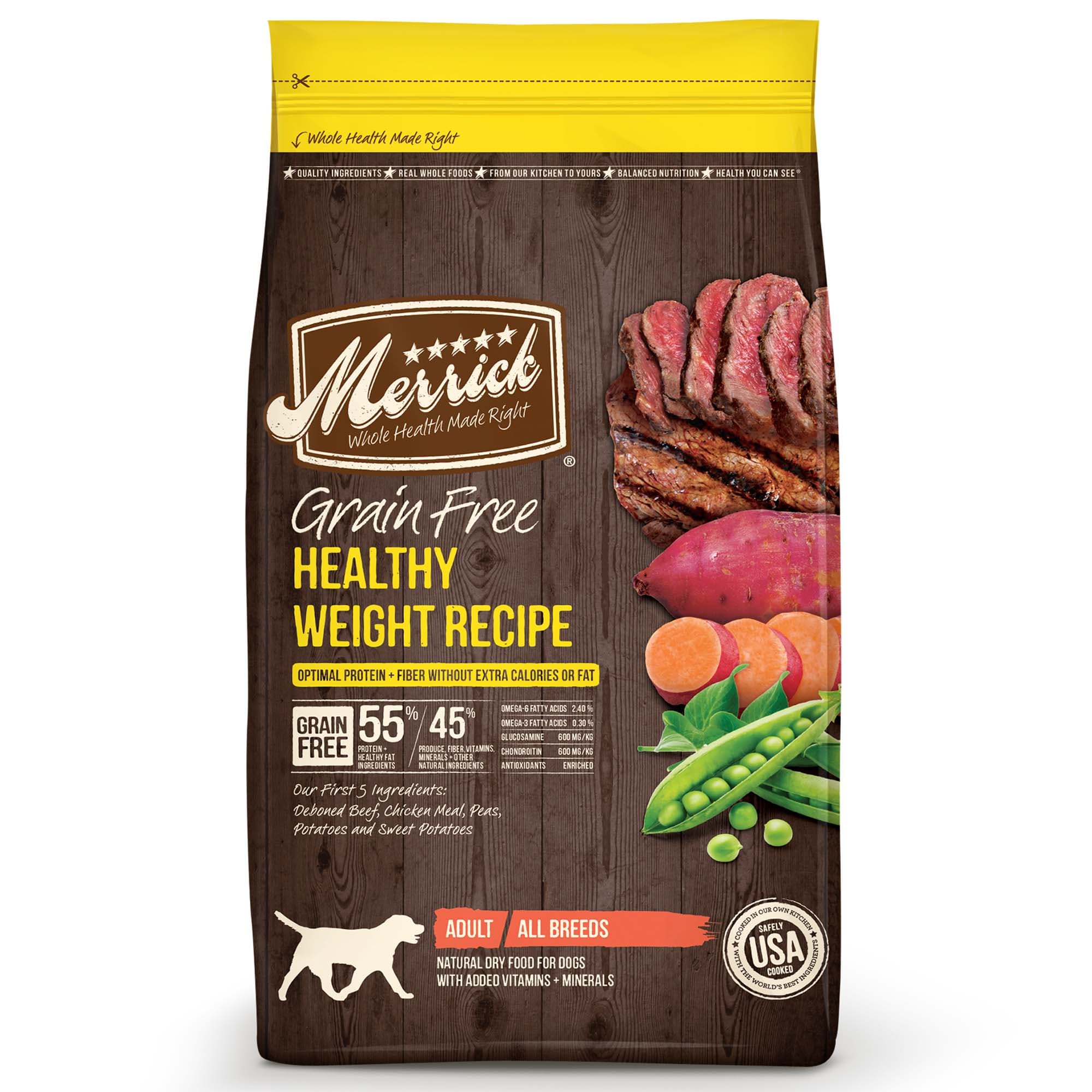 merrick dog food weight management