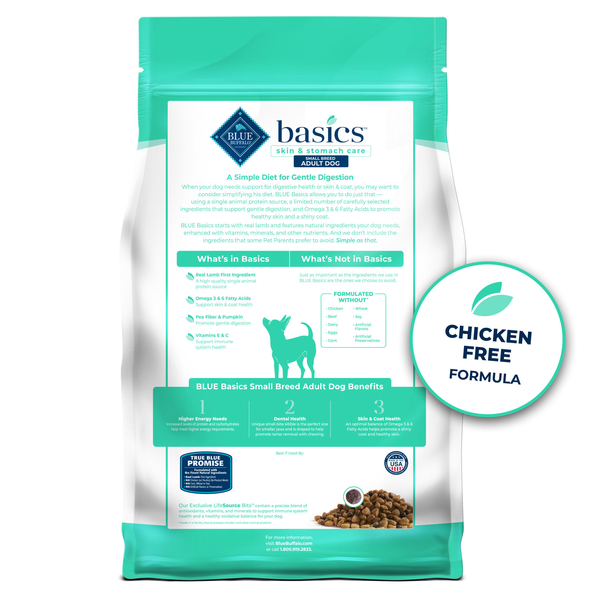 Blue basics grain store free dog food